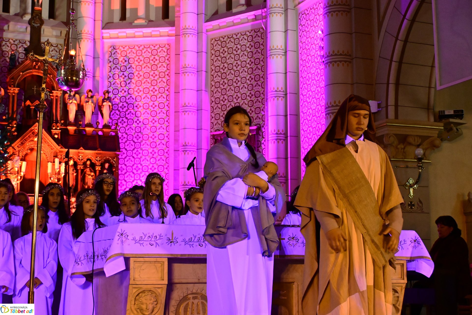 Pásztorjáték a Magyarok Nagyasszonya-társszékesegyházban 2025.