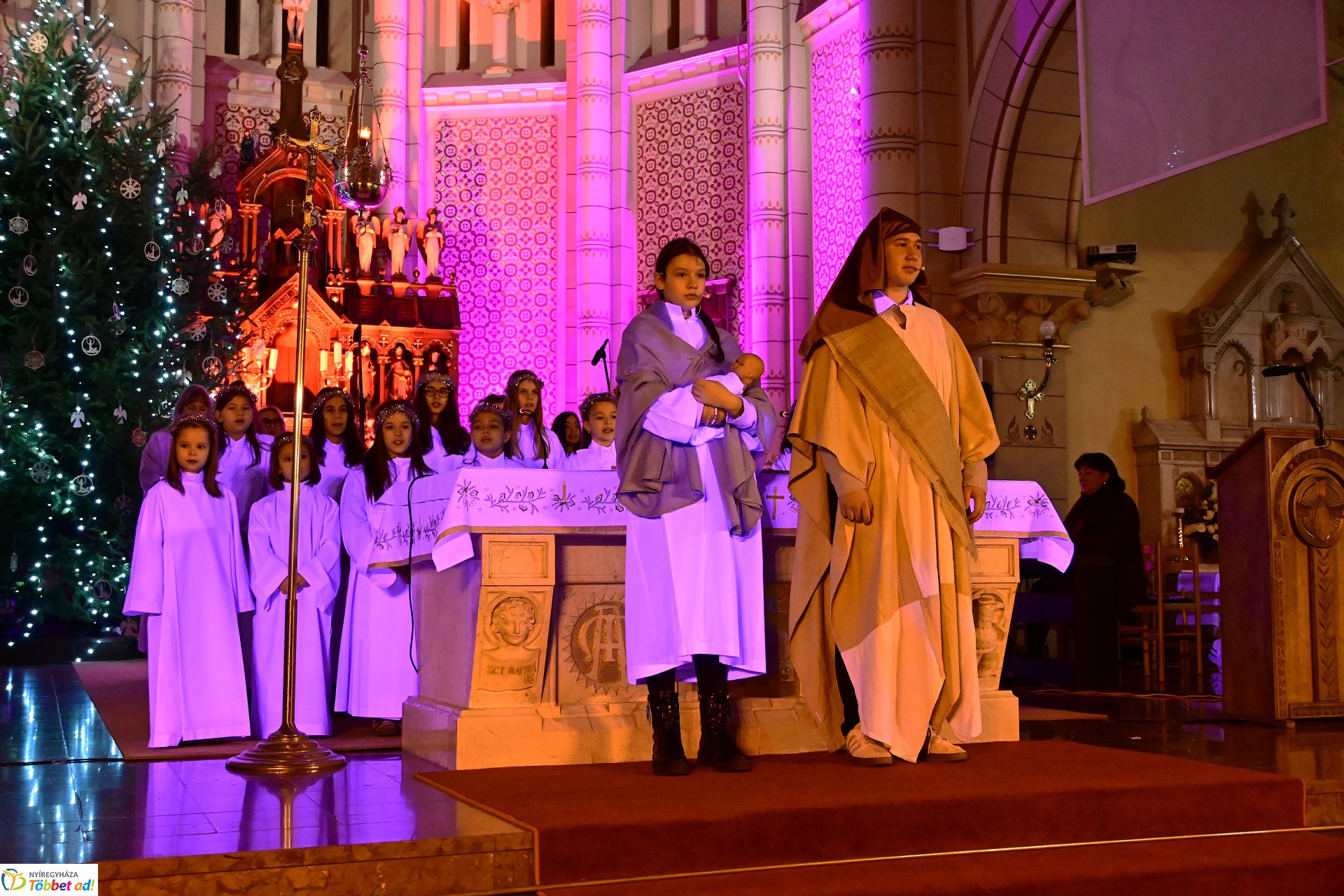 Pásztorjáték a Magyarok Nagyasszonya-társszékesegyházban 2025.
