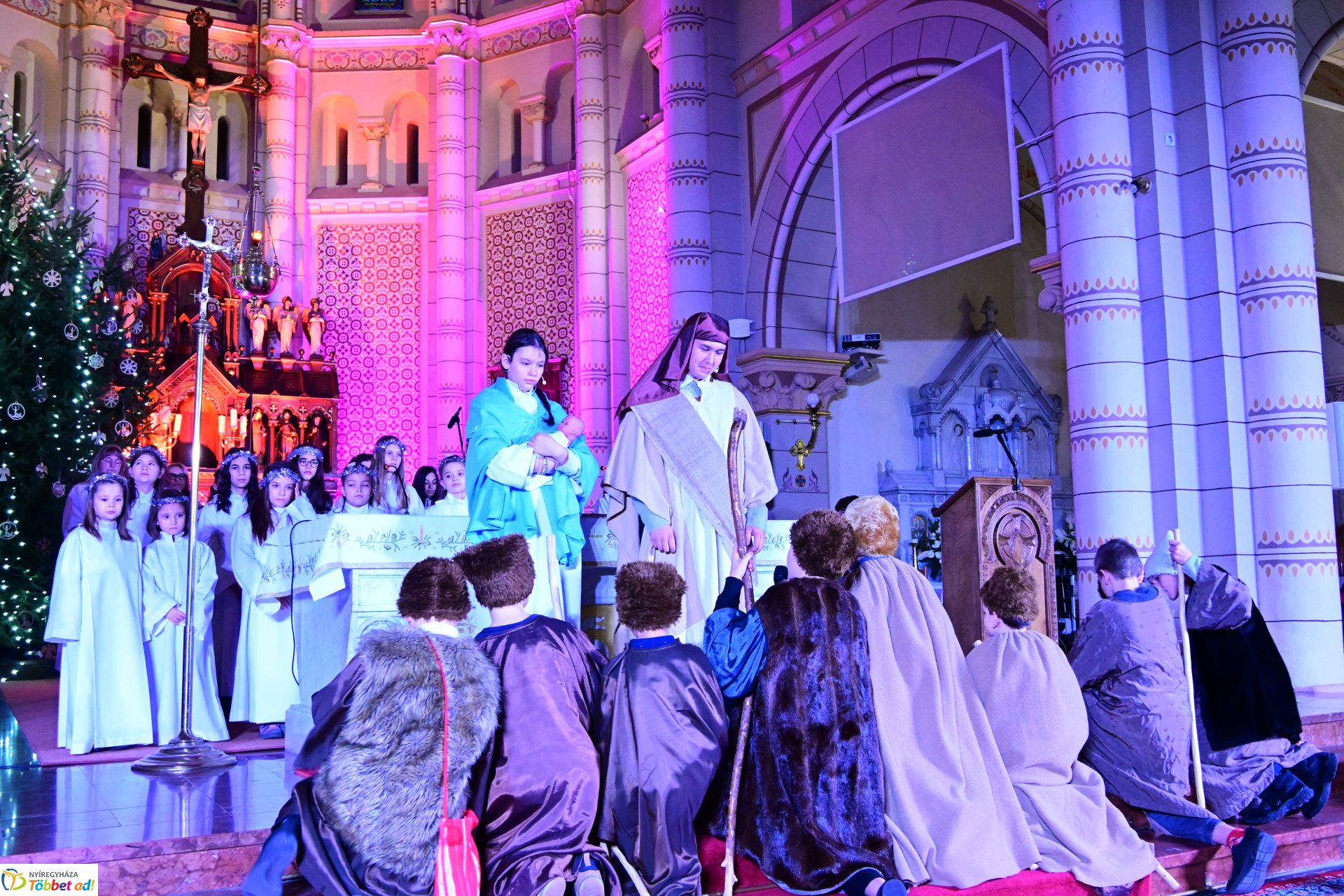 Pásztorjáték a Magyarok Nagyasszonya-társszékesegyházban 2025.