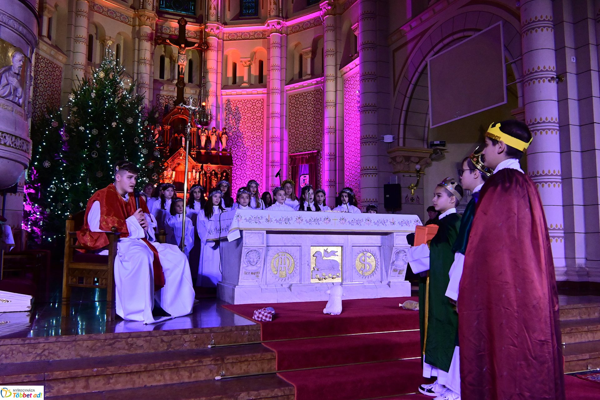 Pásztorjáték a Magyarok Nagyasszonya-társszékesegyházban 2025.
