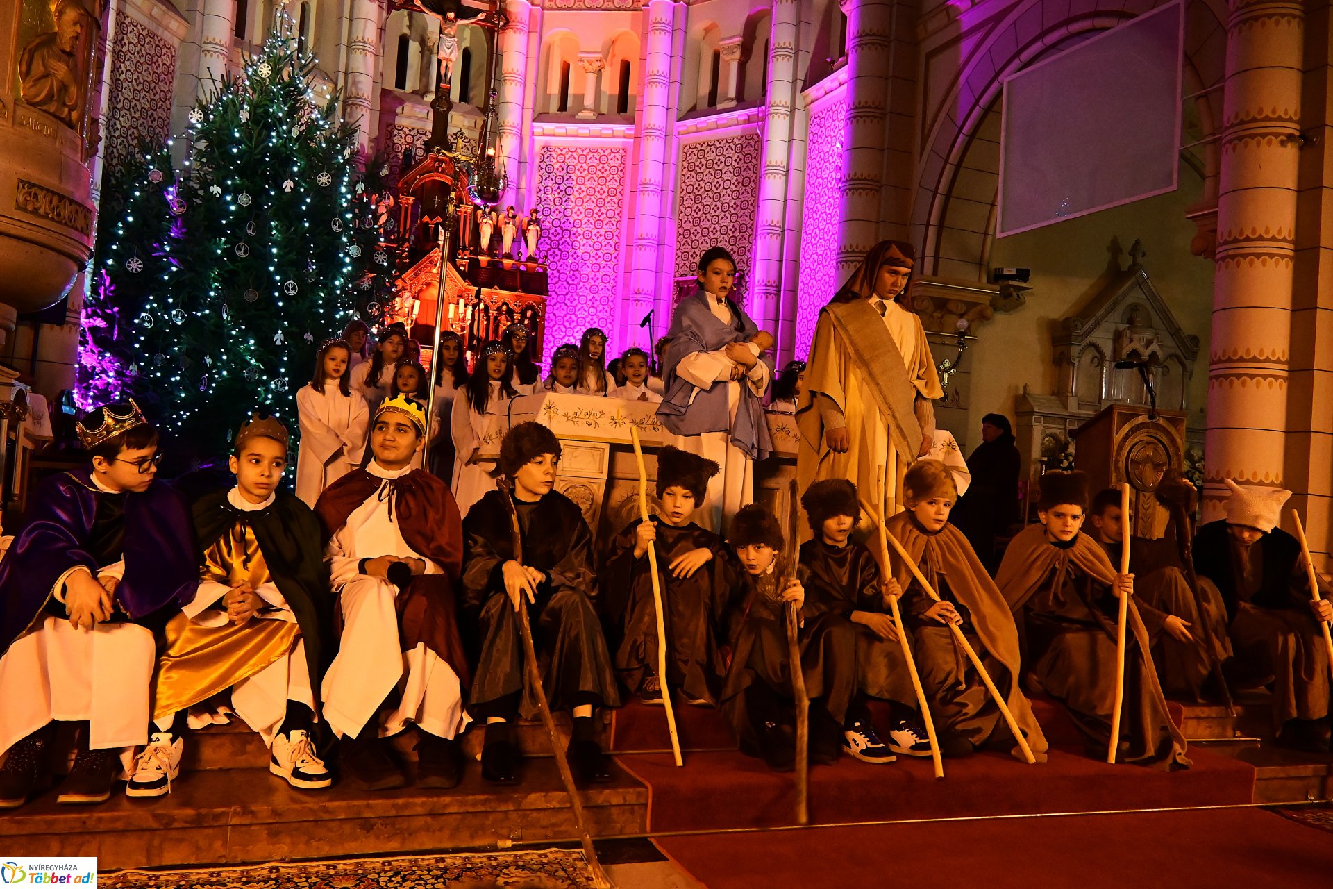 Pásztorjáték a Magyarok Nagyasszonya-társszékesegyházban 2025.