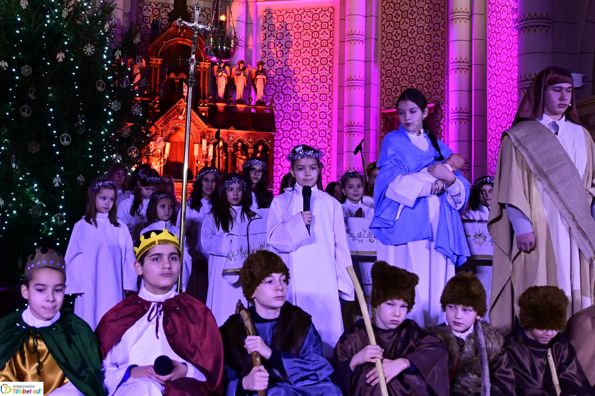 Pásztorjáték a Magyarok Nagyasszonya-társszékesegyházban 2025.