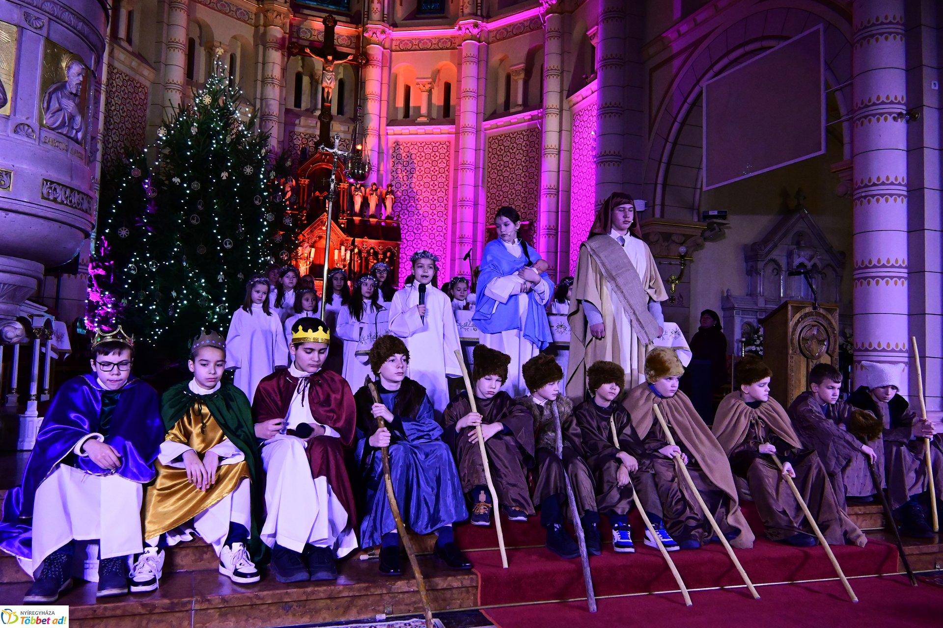 Pásztorjáték a Magyarok Nagyasszonya-társszékesegyházban 2025.