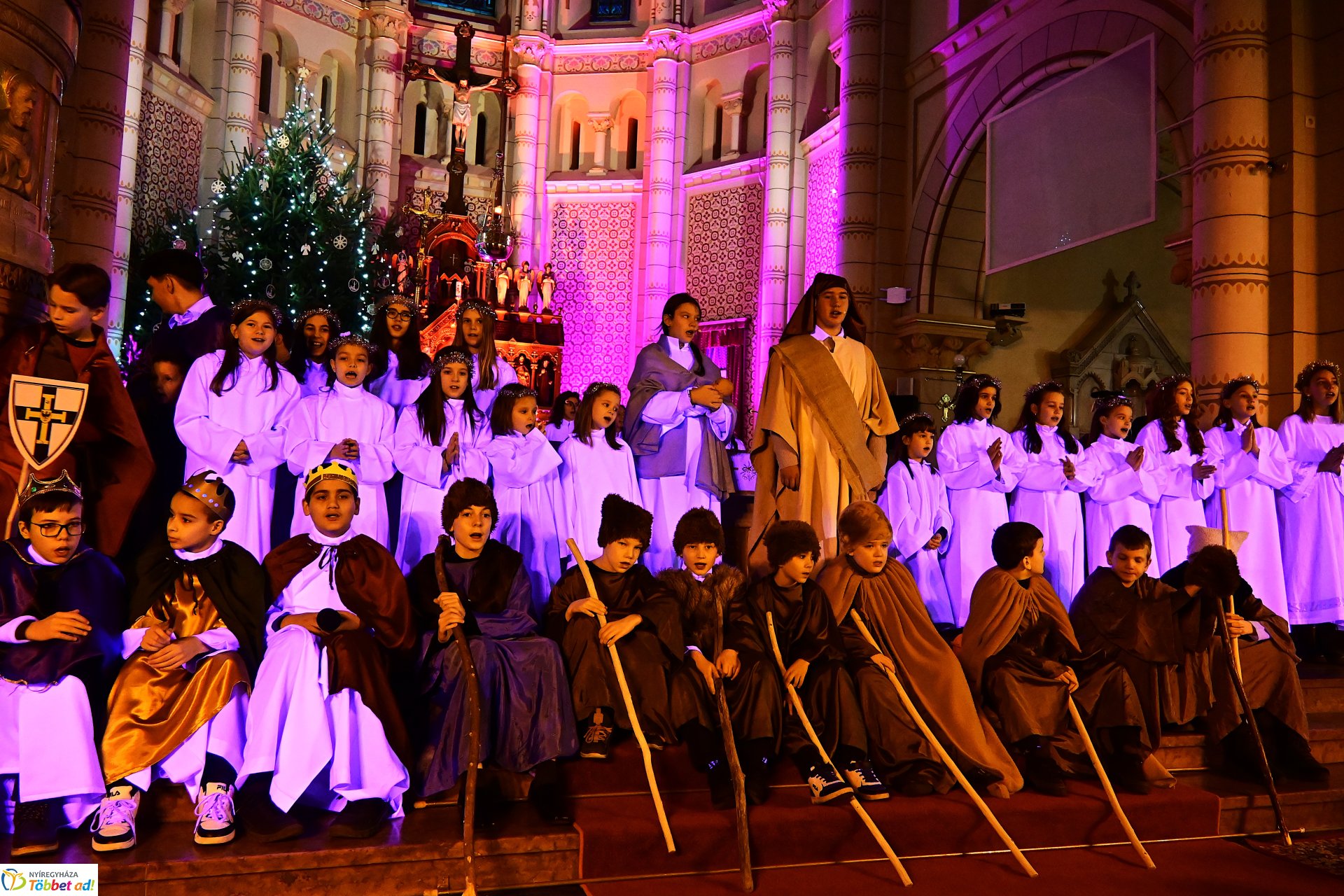 Pásztorjáték a Magyarok Nagyasszonya-társszékesegyházban 2025.