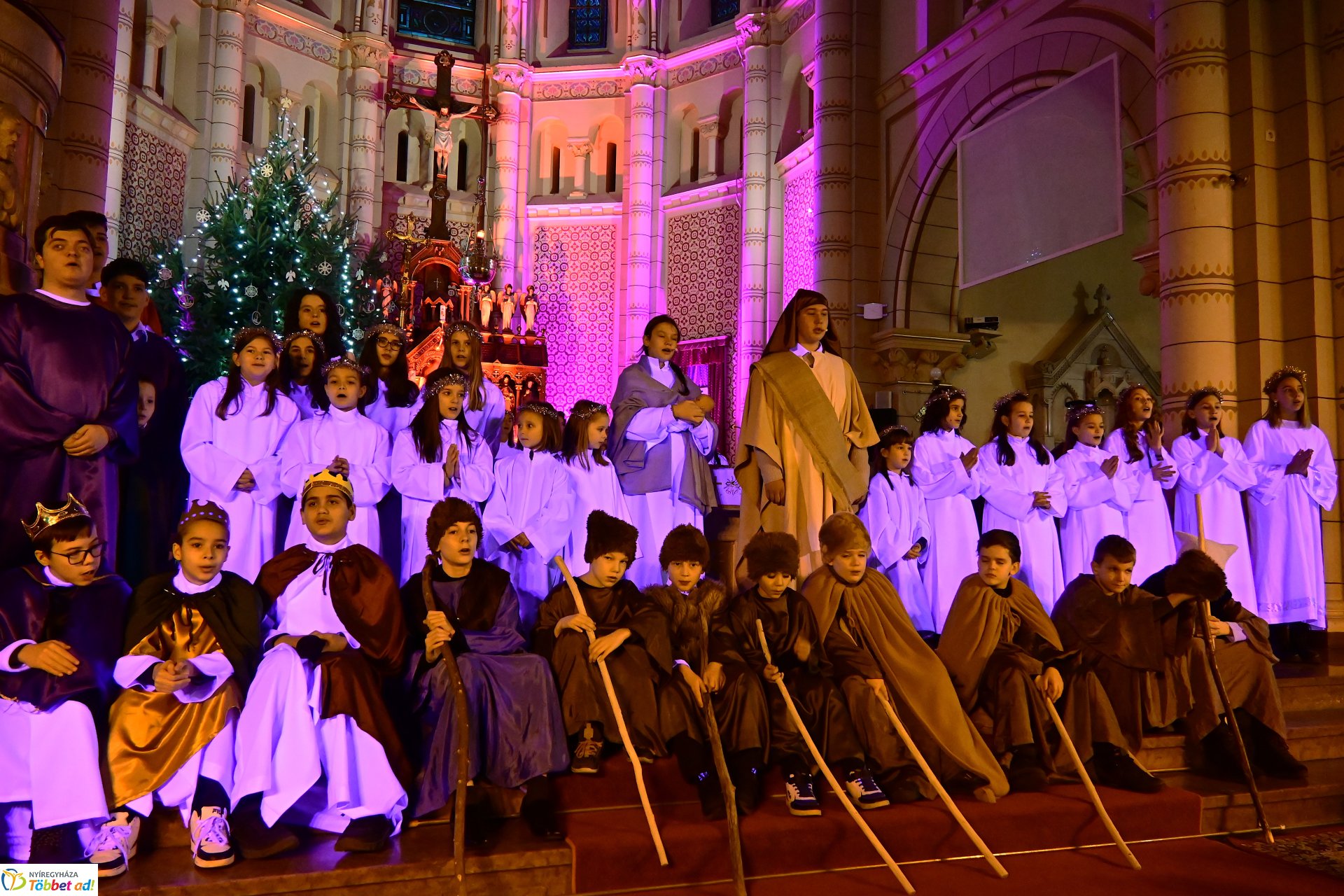 Pásztorjáték a Magyarok Nagyasszonya-társszékesegyházban 2025.