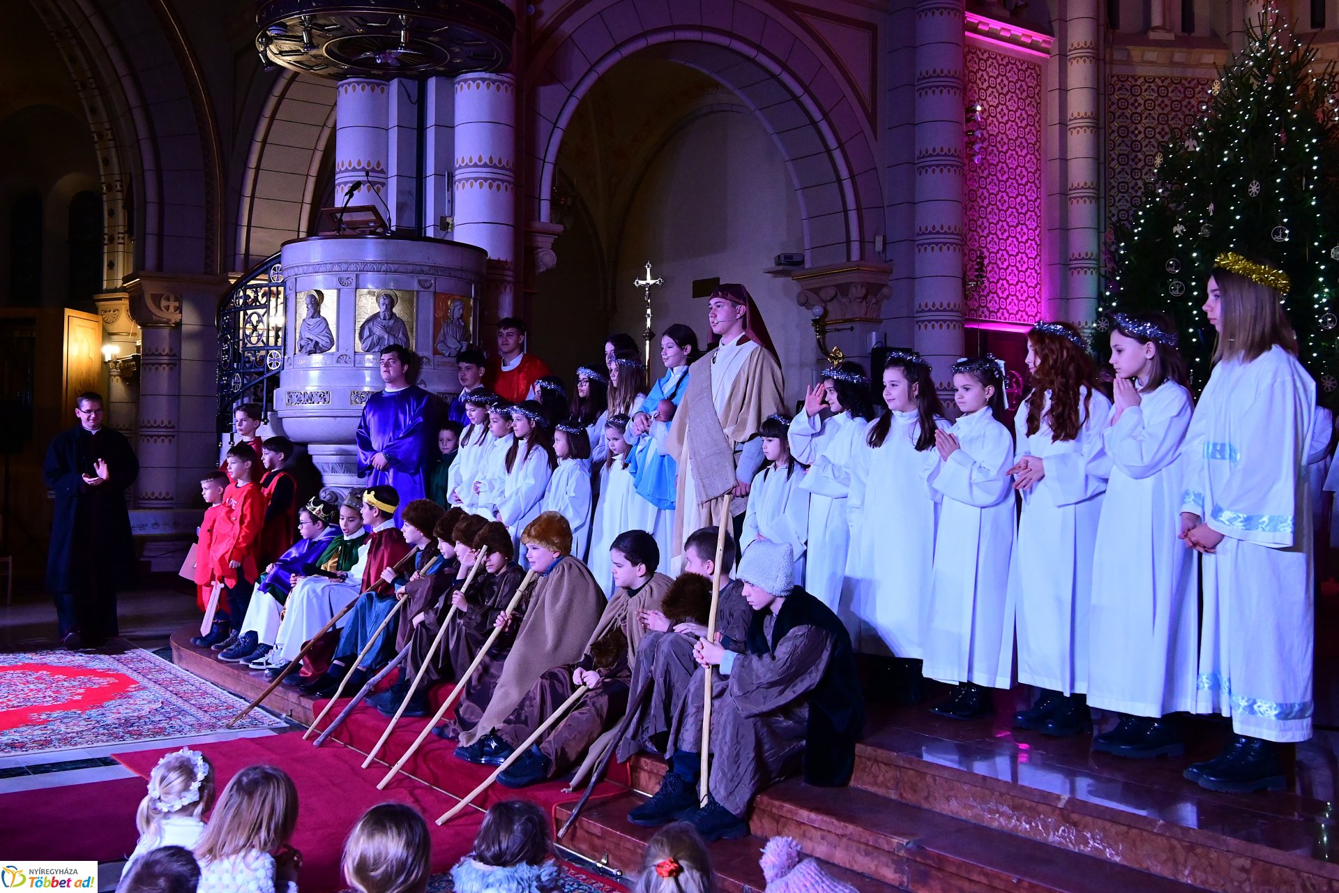 Pásztorjáték a Magyarok Nagyasszonya-társszékesegyházban 2025.