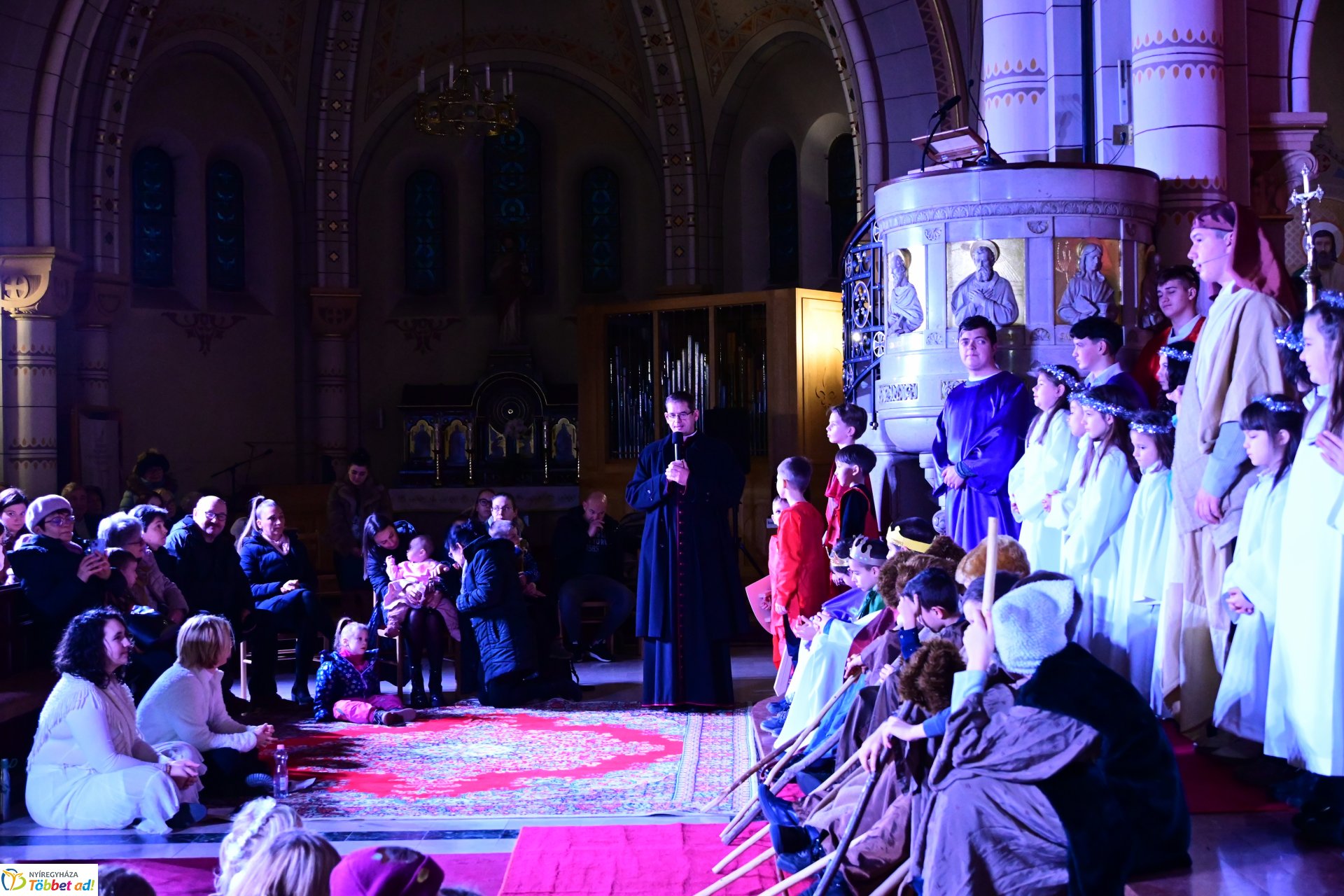 Pásztorjáték a Magyarok Nagyasszonya-társszékesegyházban 2025.