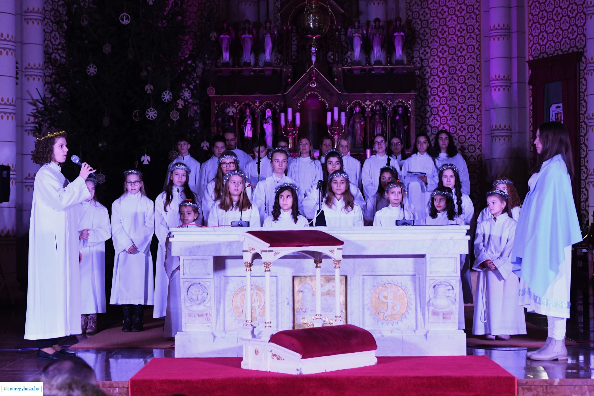 Pásztorjáték a Magyarok Nagyasszonya-társszékesegyházban