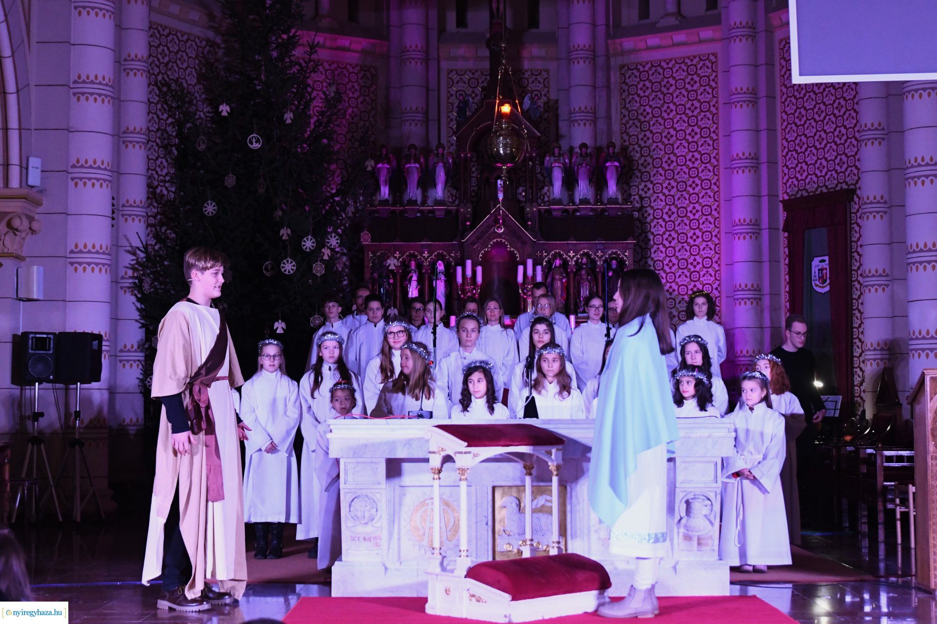 Pásztorjáték a Magyarok Nagyasszonya-társszékesegyházban