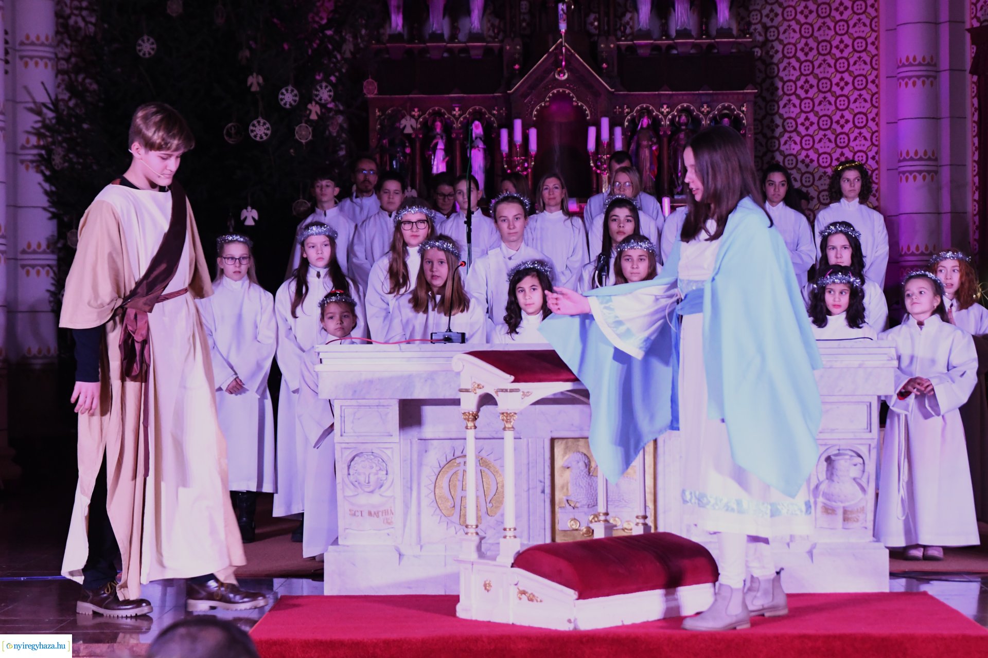 Pásztorjáték a Magyarok Nagyasszonya-társszékesegyházban