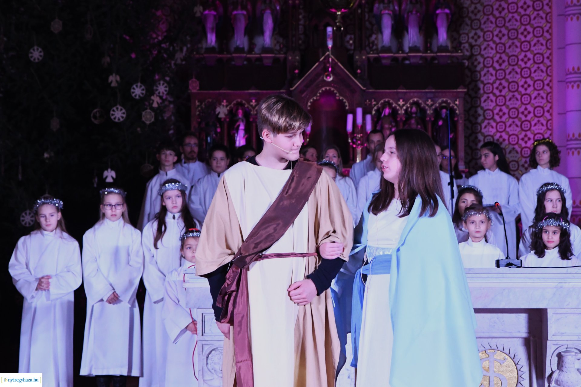 Pásztorjáték a Magyarok Nagyasszonya-társszékesegyházban