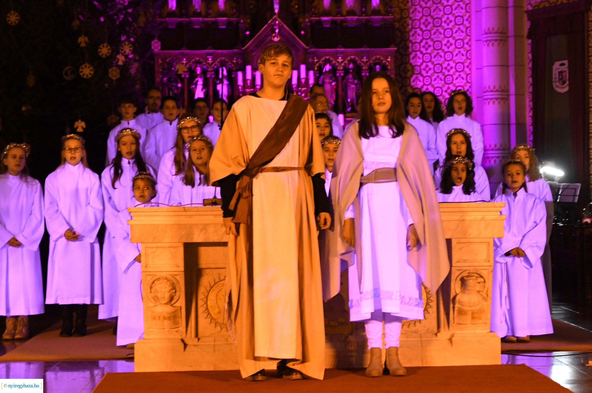 Pásztorjáték a Magyarok Nagyasszonya-társszékesegyházban