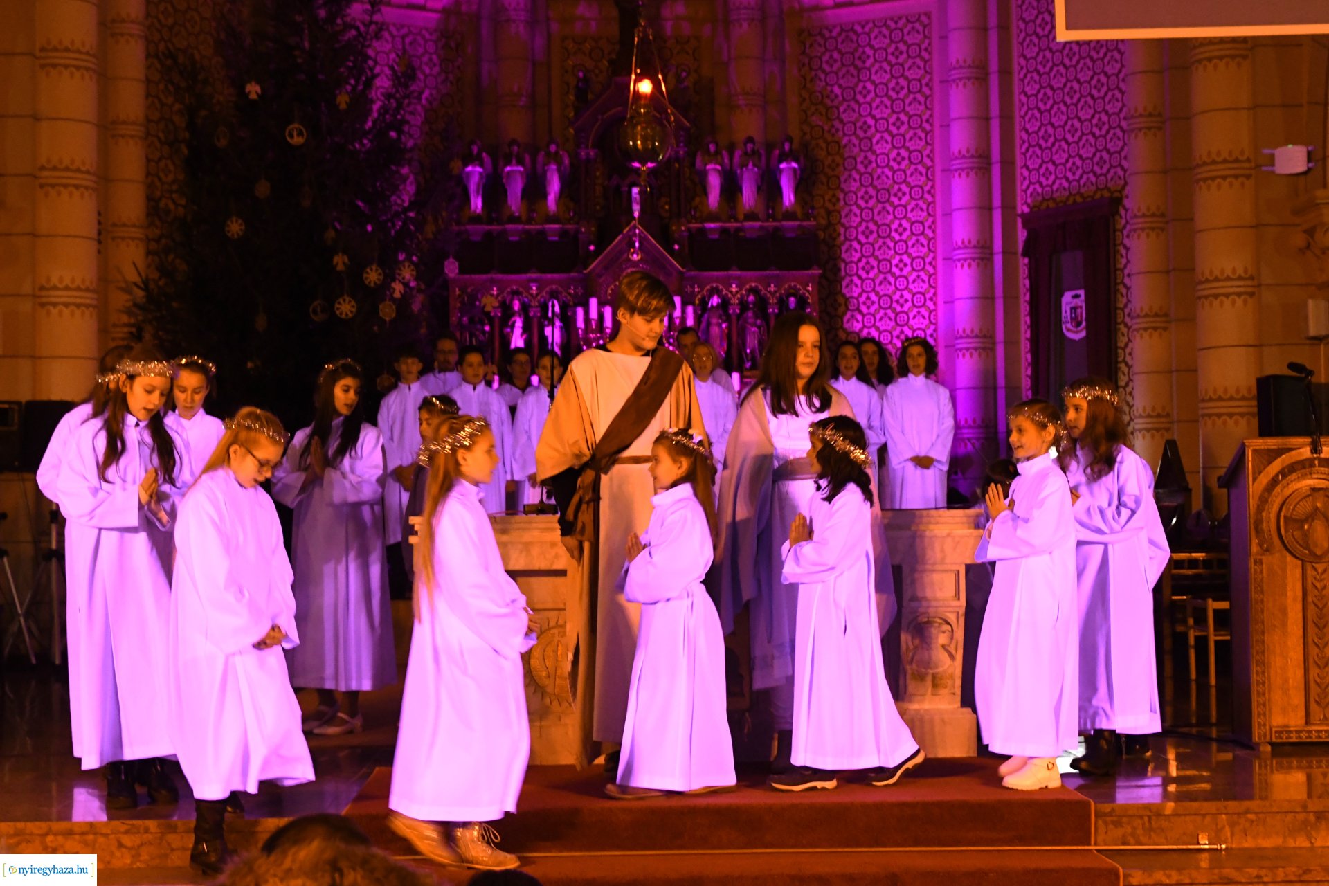 Pásztorjáték a Magyarok Nagyasszonya-társszékesegyházban