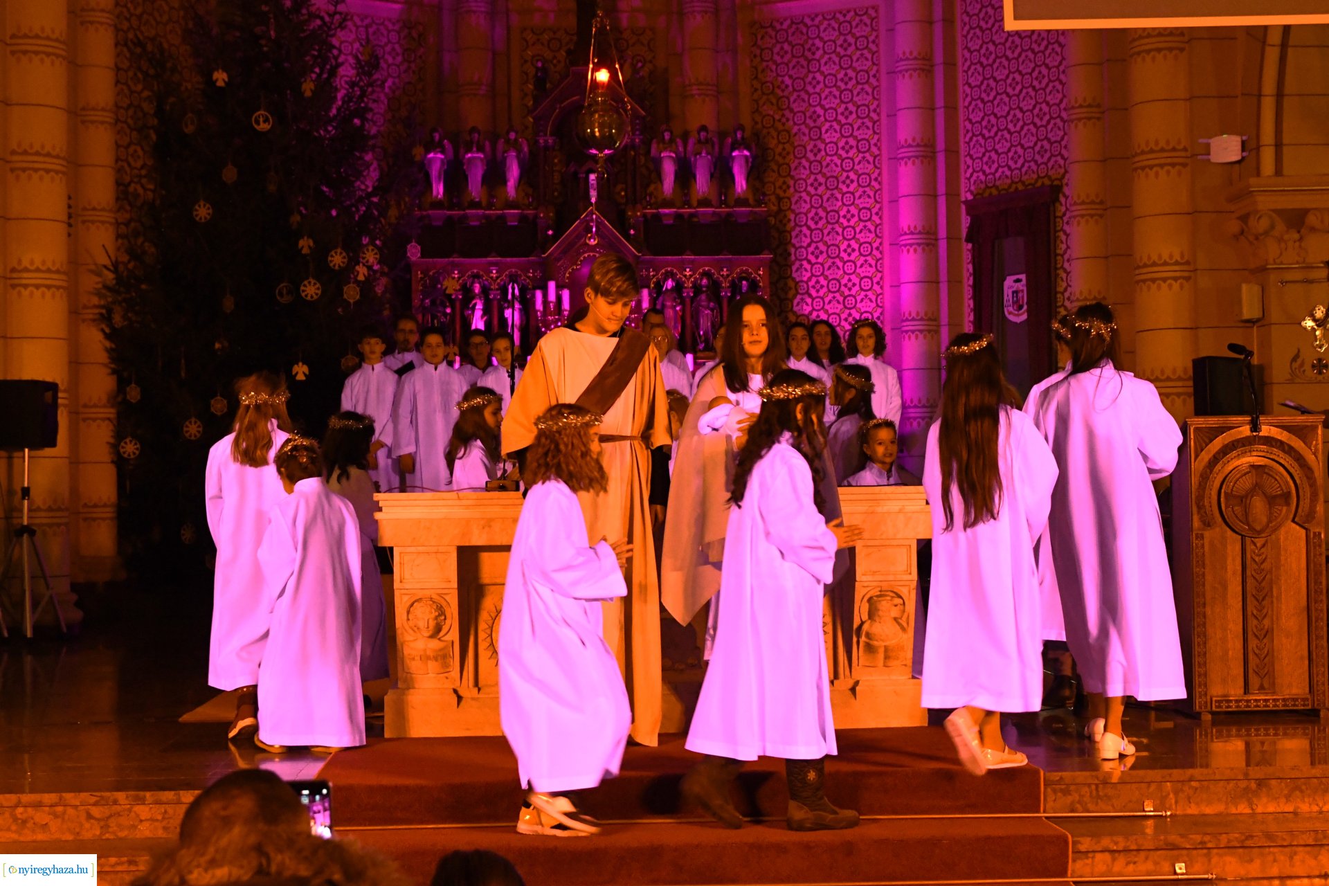 Pásztorjáték a Magyarok Nagyasszonya-társszékesegyházban