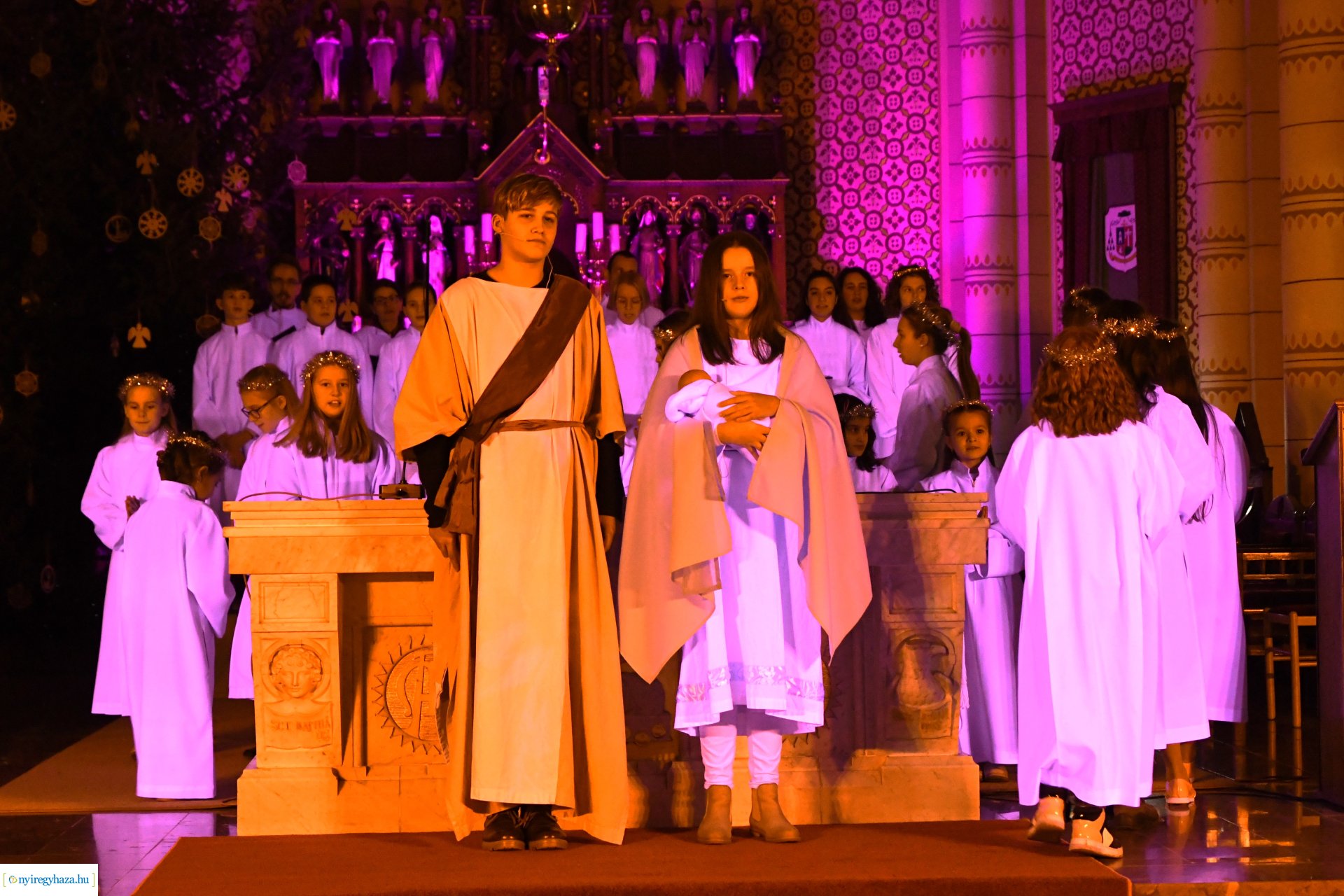 Pásztorjáték a Magyarok Nagyasszonya-társszékesegyházban