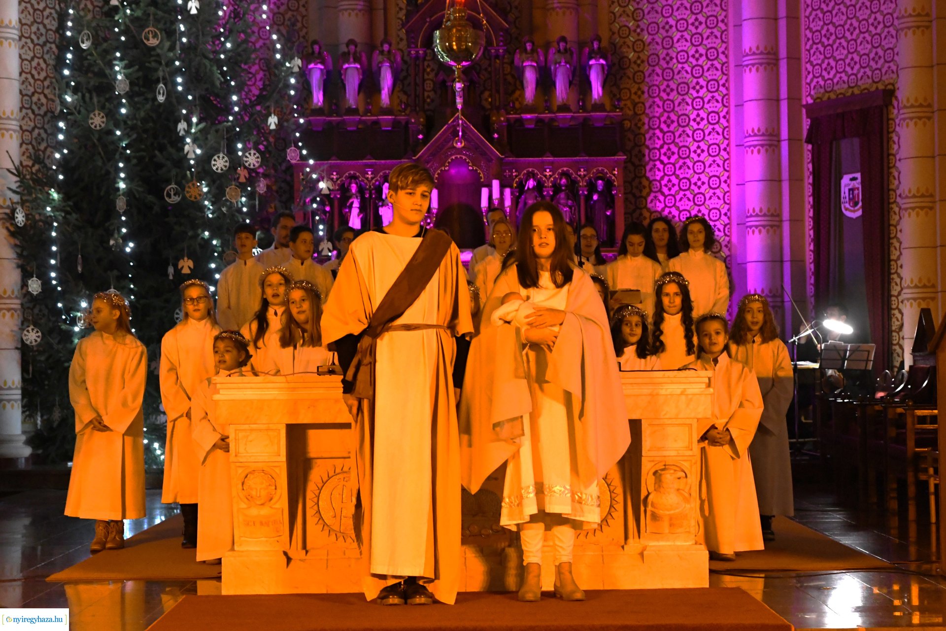 Pásztorjáték a Magyarok Nagyasszonya-társszékesegyházban