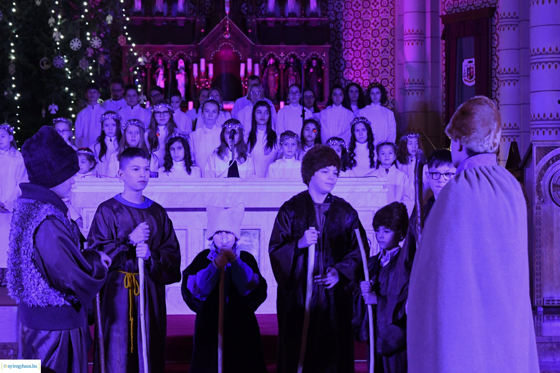 Pásztorjáték a Magyarok Nagyasszonya-társszékesegyházban