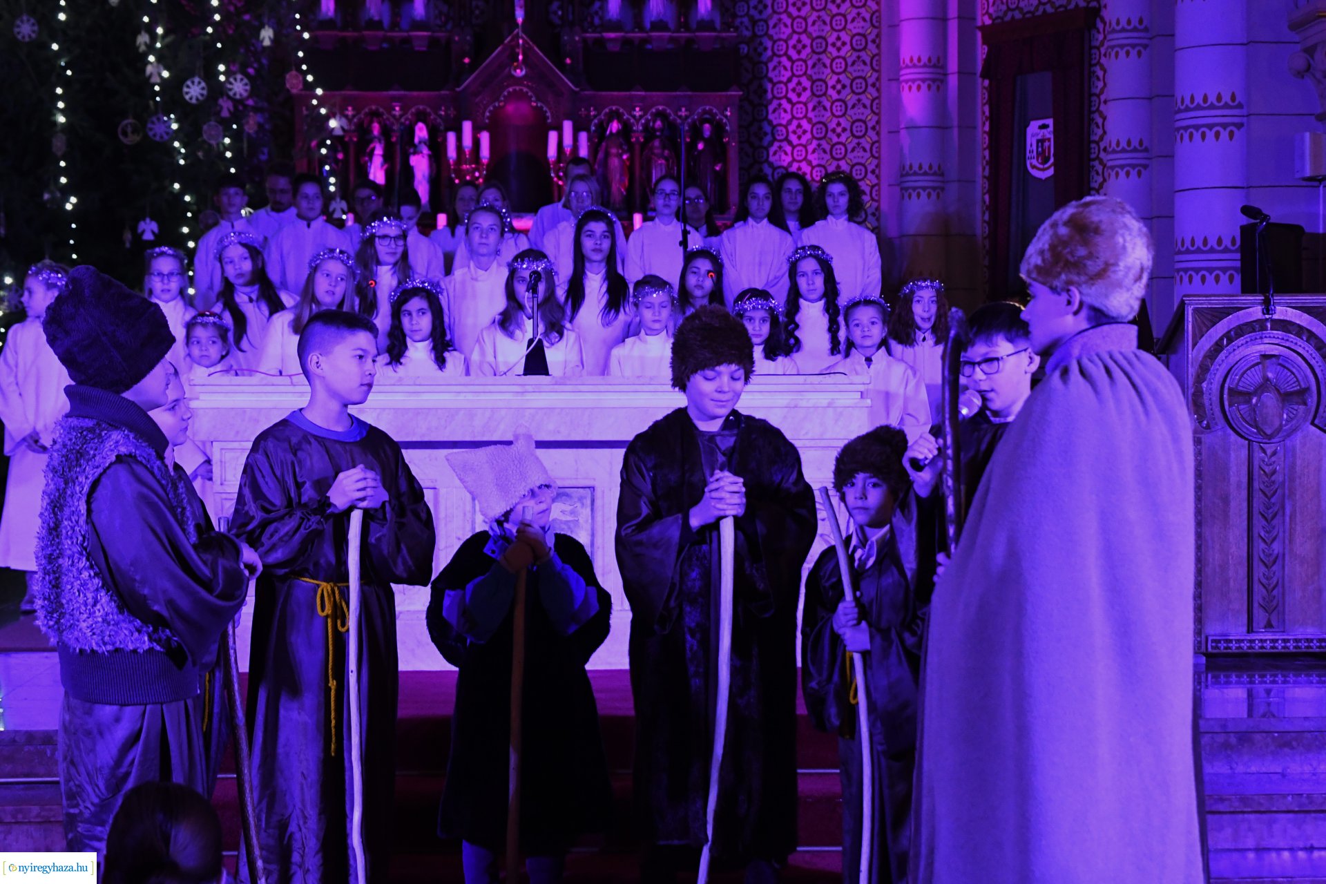 Pásztorjáték a Magyarok Nagyasszonya-társszékesegyházban