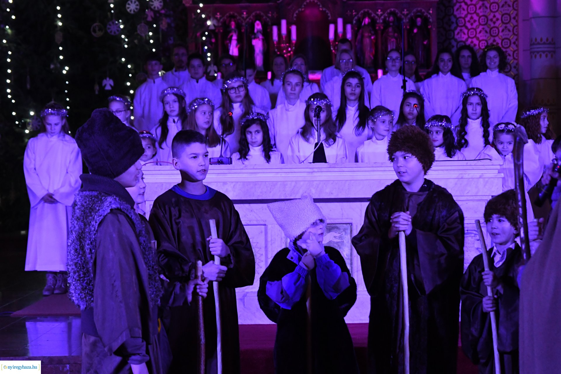 Pásztorjáték a Magyarok Nagyasszonya-társszékesegyházban