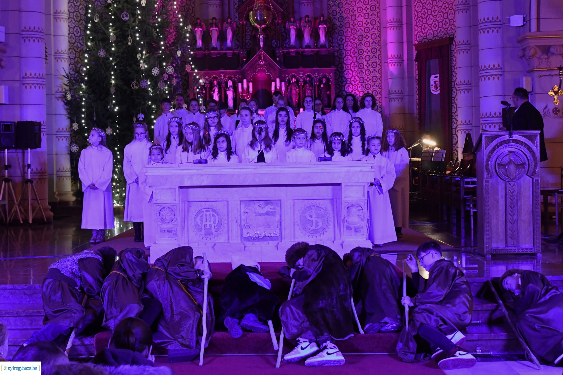 Pásztorjáték a Magyarok Nagyasszonya-társszékesegyházban