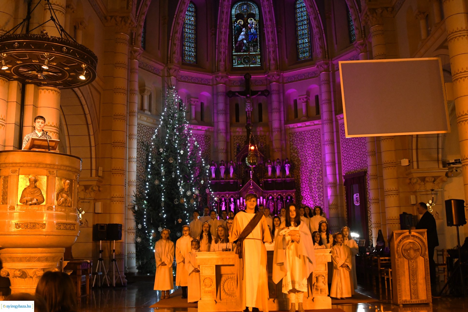 Pásztorjáték a Magyarok Nagyasszonya-társszékesegyházban