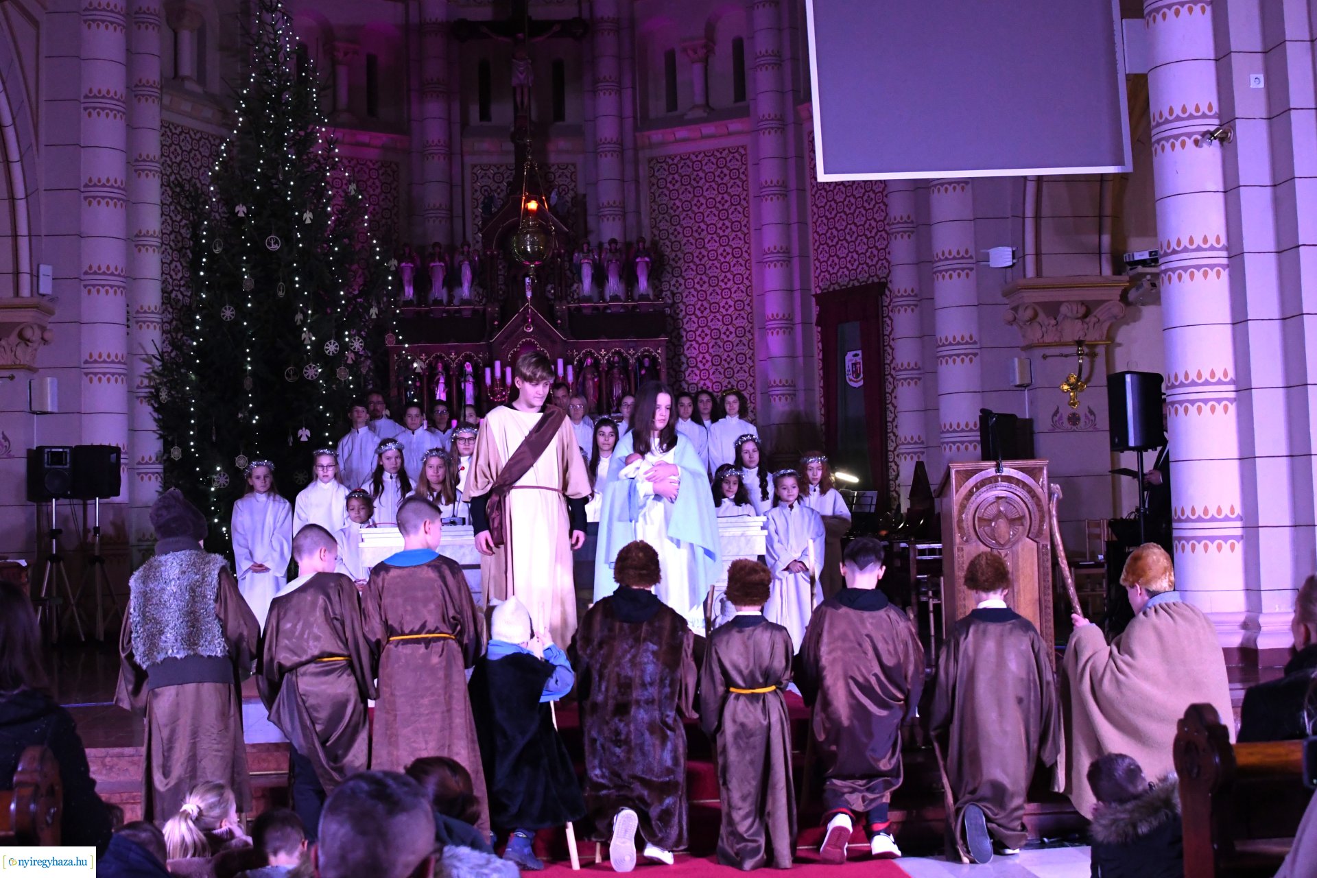 Pásztorjáték a Magyarok Nagyasszonya-társszékesegyházban