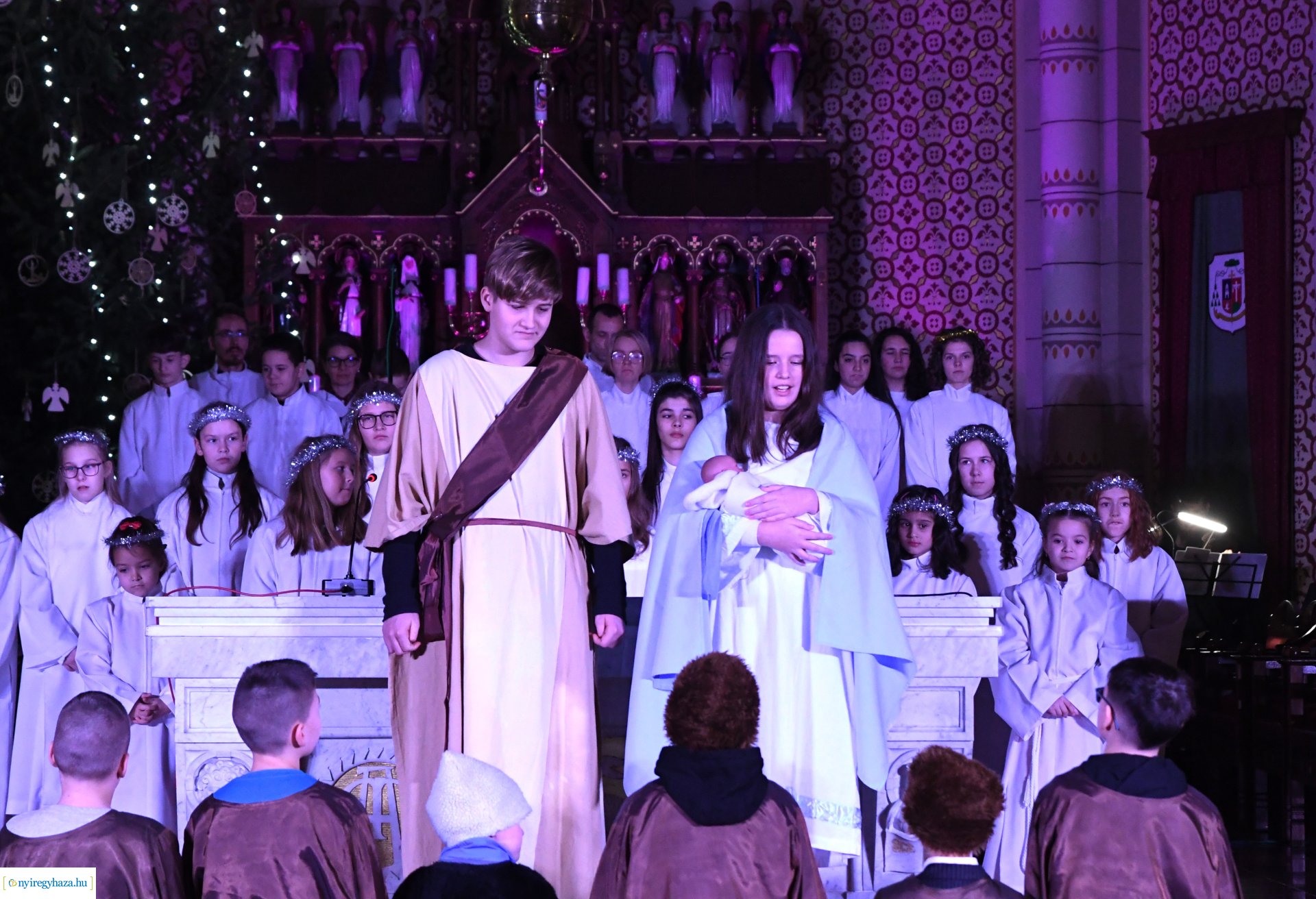 Pásztorjáték a Magyarok Nagyasszonya-társszékesegyházban