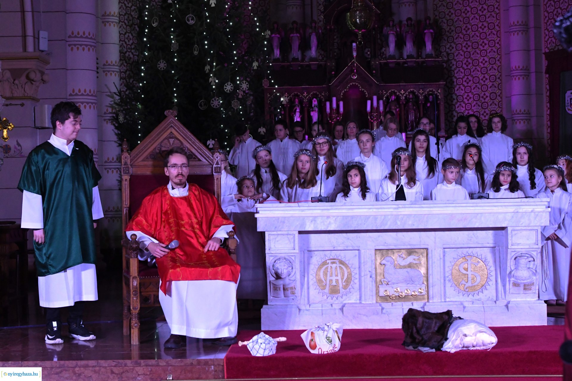 Pásztorjáték a Magyarok Nagyasszonya-társszékesegyházban