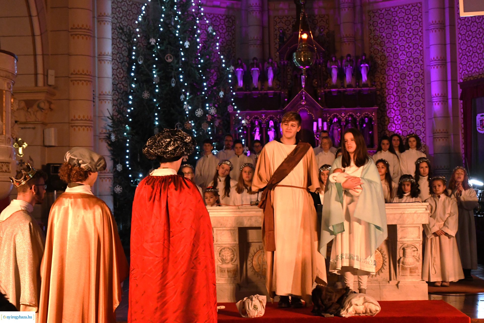 Pásztorjáték a Magyarok Nagyasszonya-társszékesegyházban