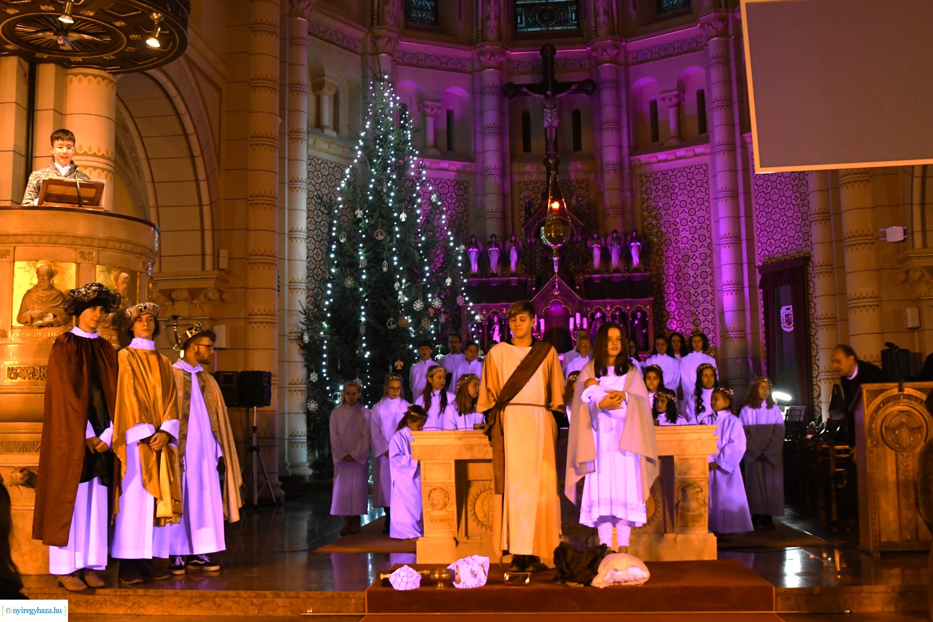 Pásztorjáték a Magyarok Nagyasszonya-társszékesegyházban