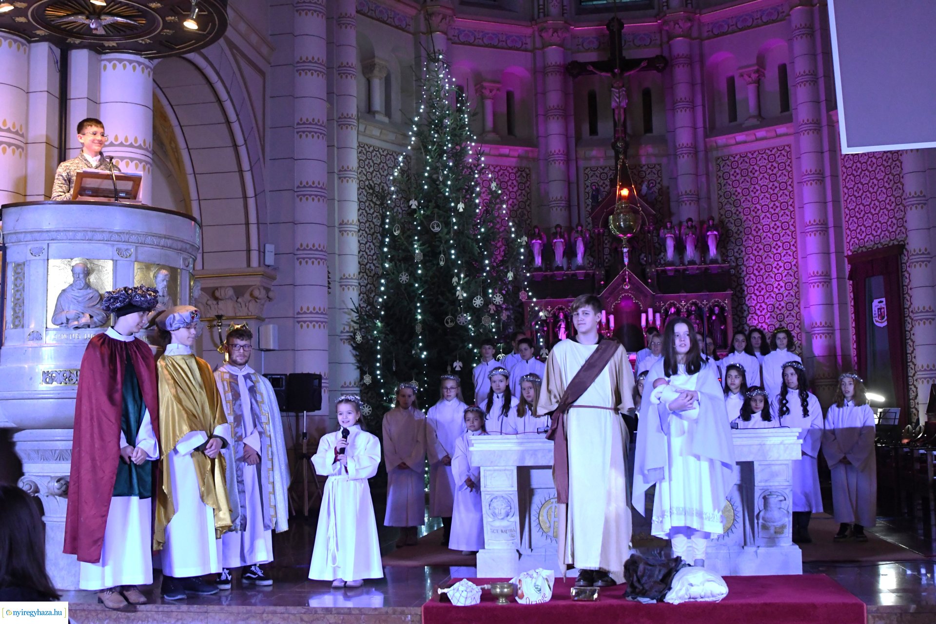 Pásztorjáték a Magyarok Nagyasszonya-társszékesegyházban