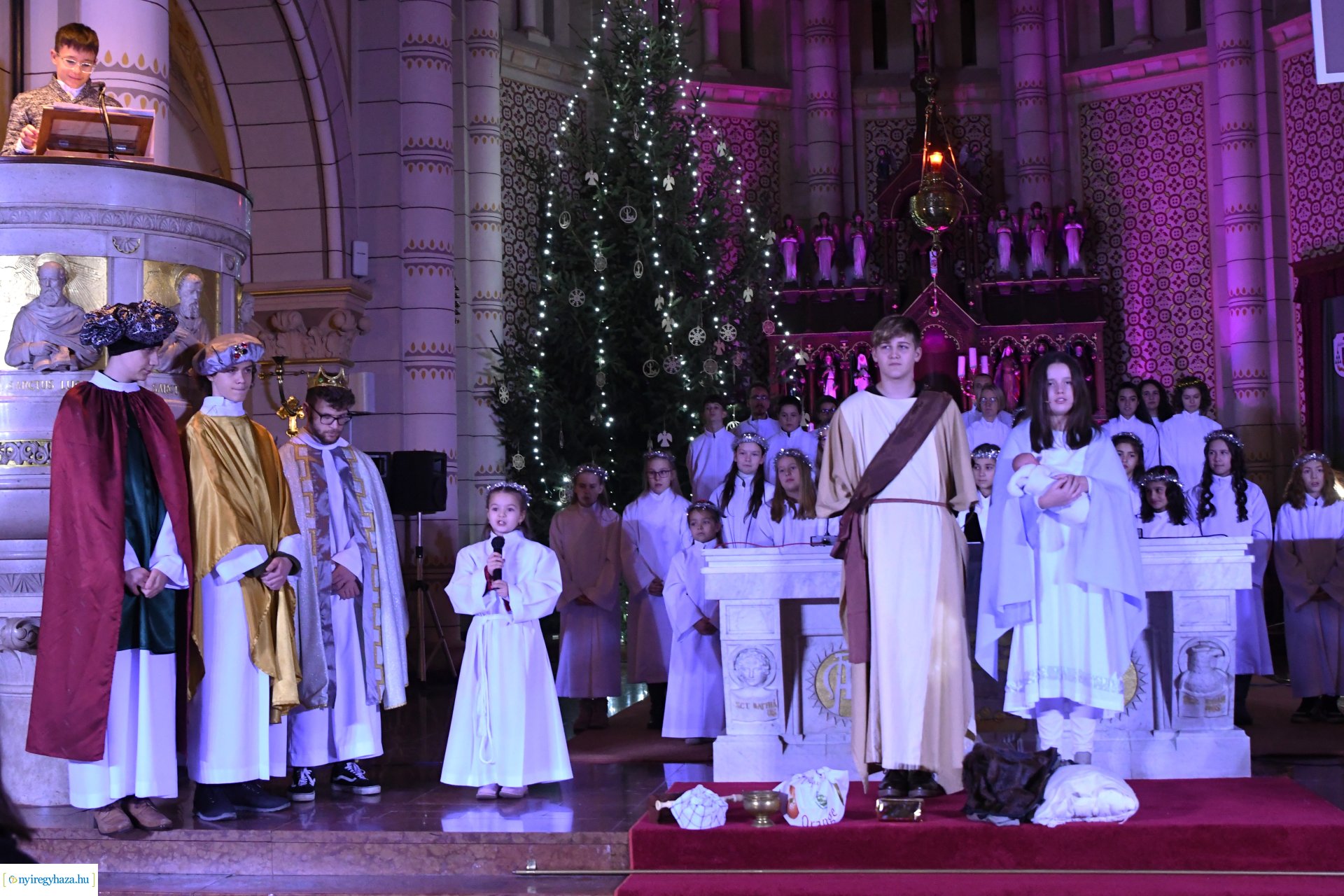 Pásztorjáték a Magyarok Nagyasszonya-társszékesegyházban