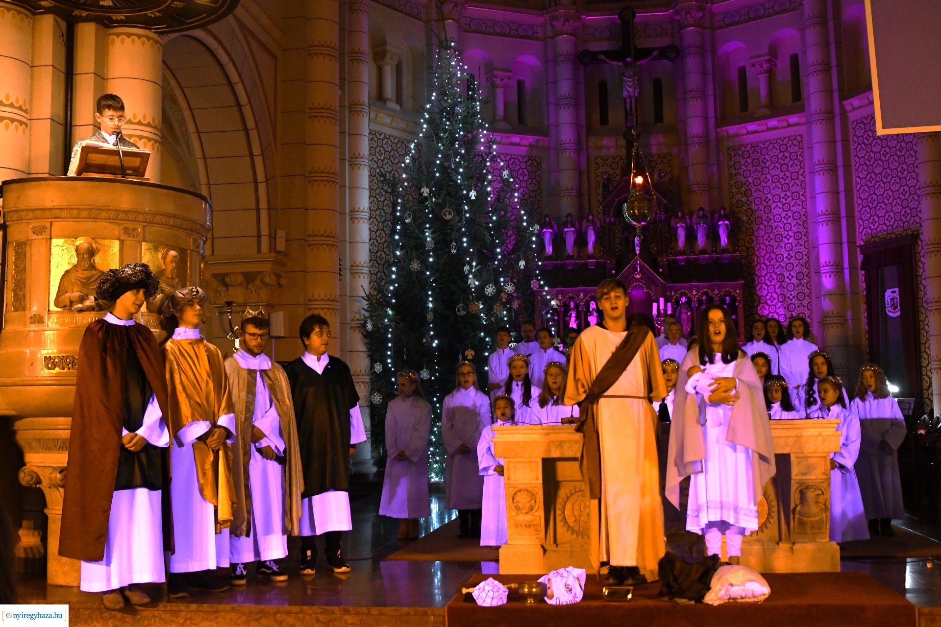Pásztorjáték a Magyarok Nagyasszonya-társszékesegyházban
