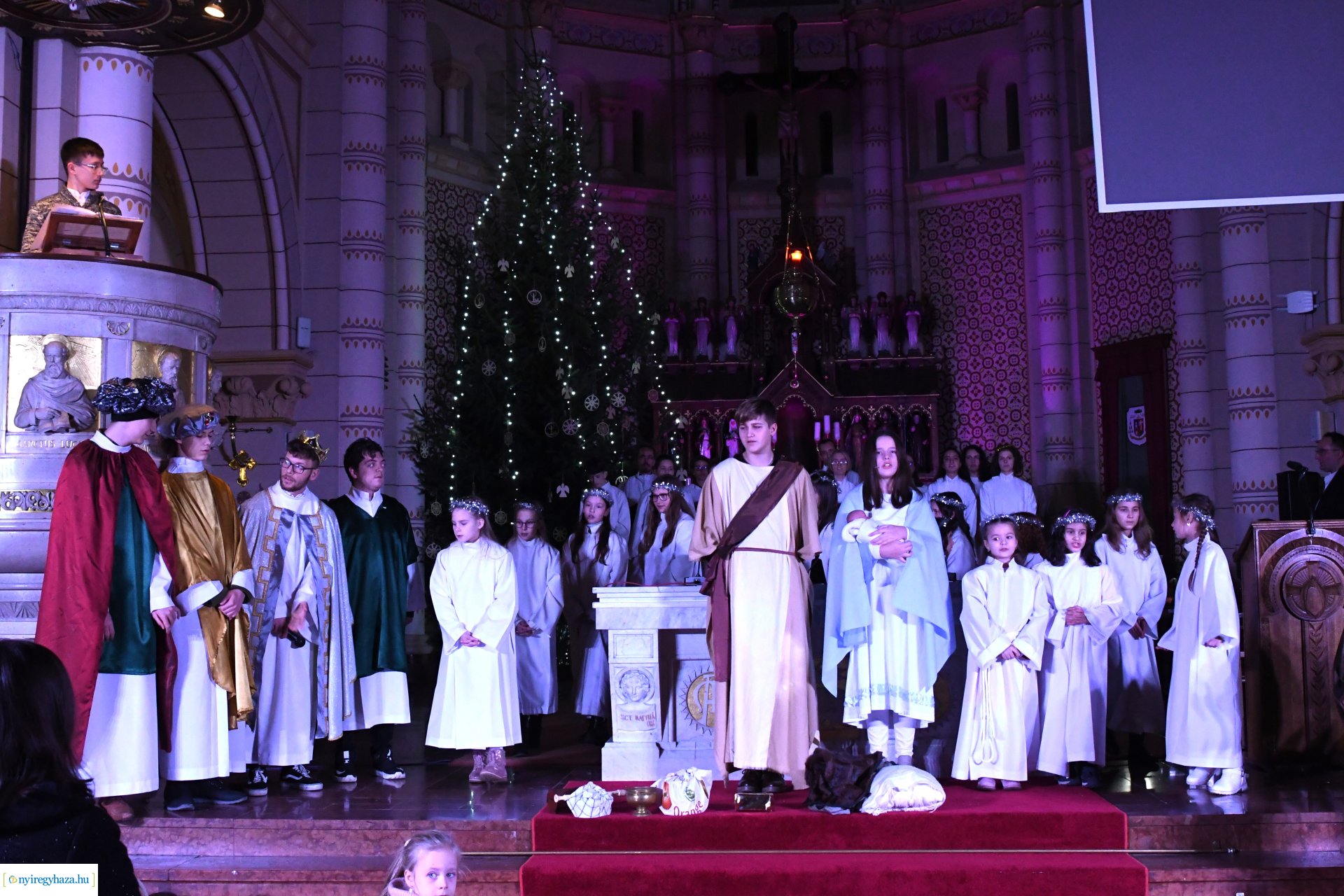 Pásztorjáték a Magyarok Nagyasszonya-társszékesegyházban