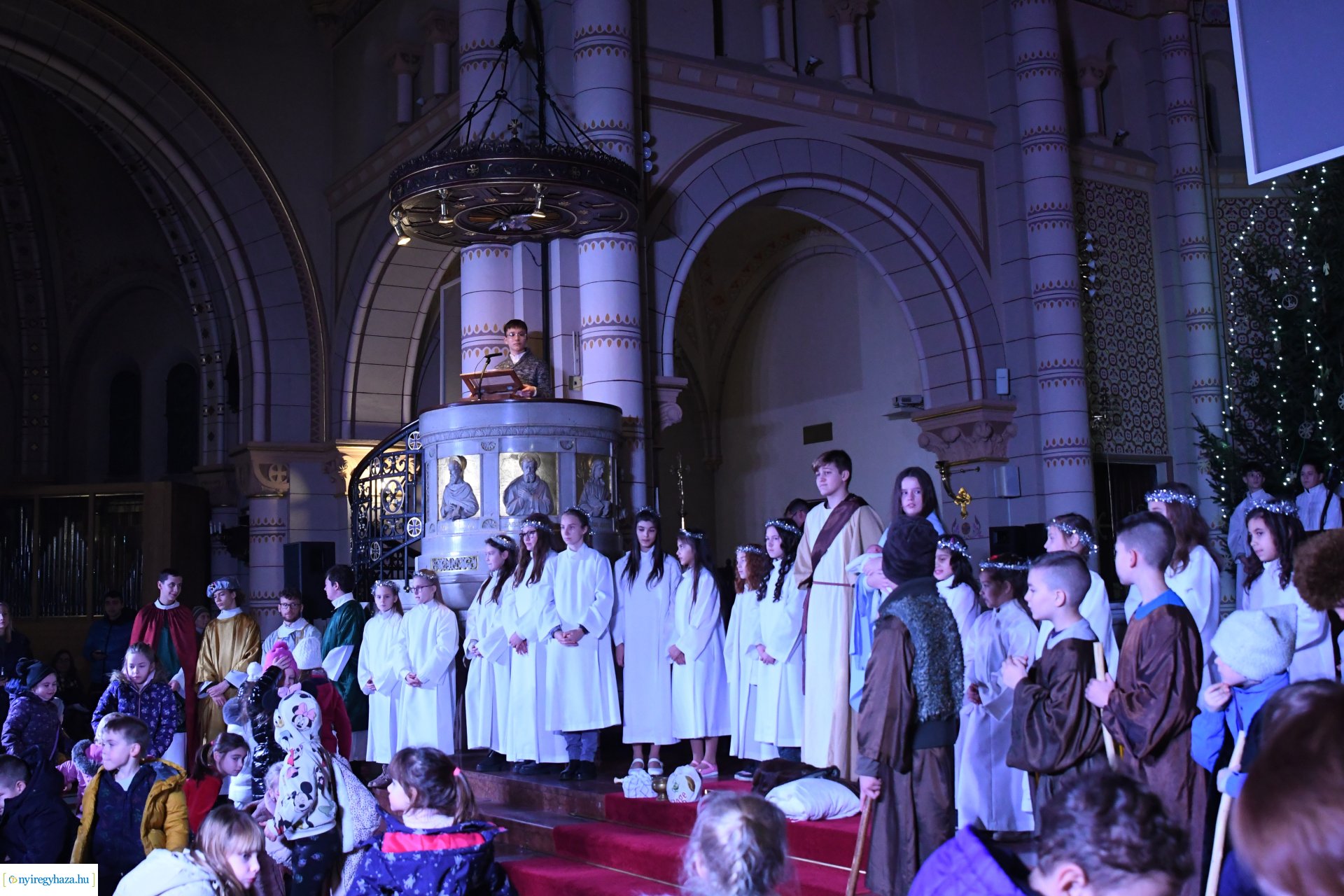 Pásztorjáték a Magyarok Nagyasszonya-társszékesegyházban