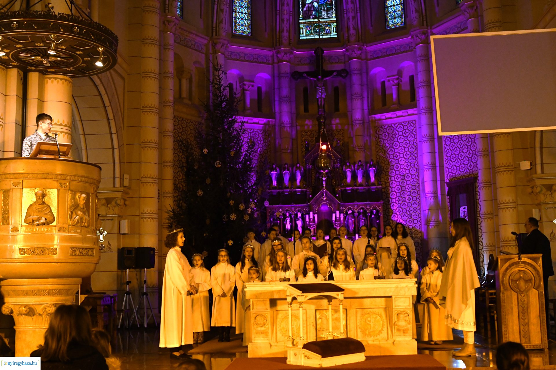 Pásztorjáték a Magyarok Nagyasszonya-társszékesegyházban