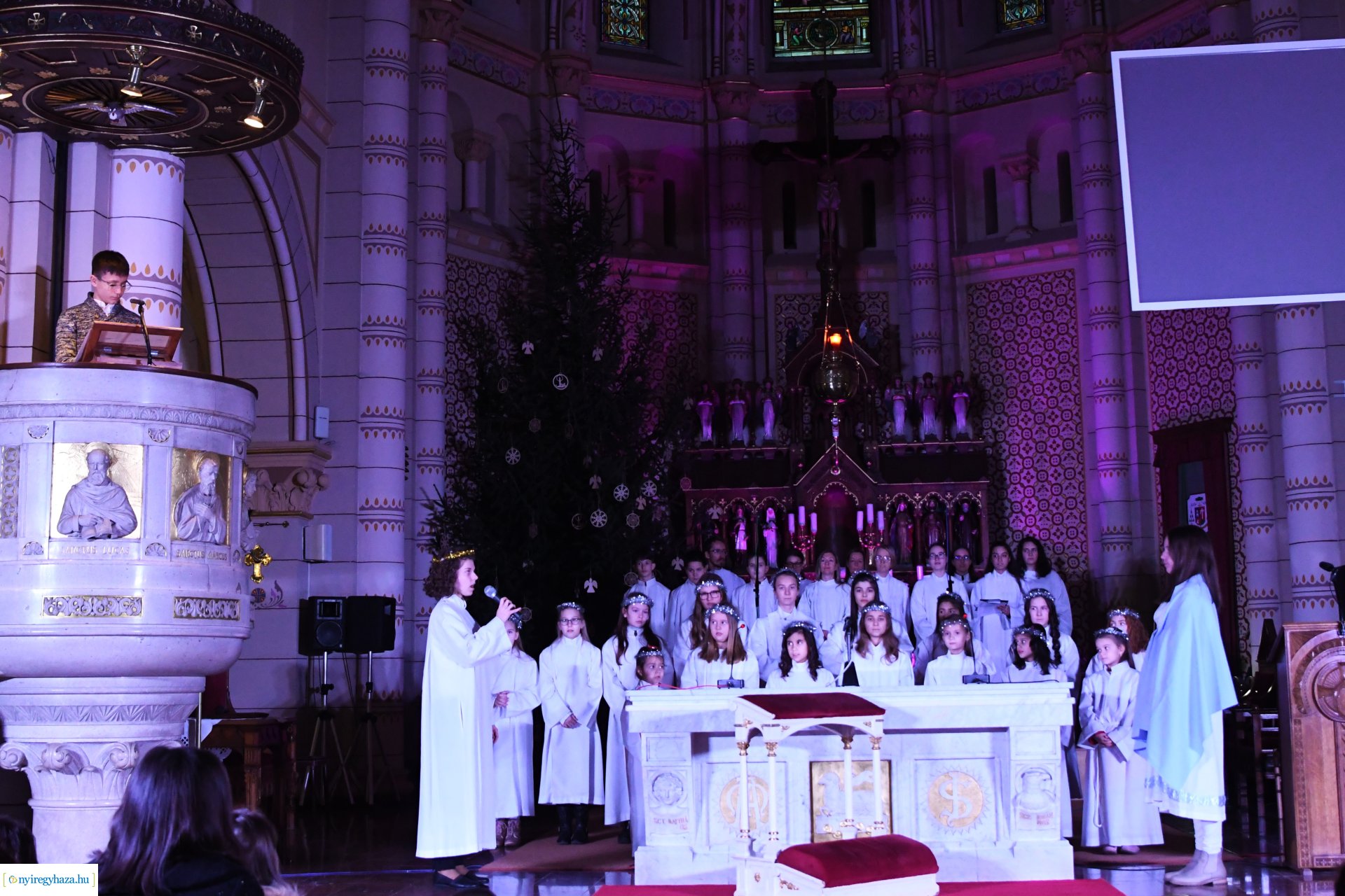 Pásztorjáték a Magyarok Nagyasszonya-társszékesegyházban