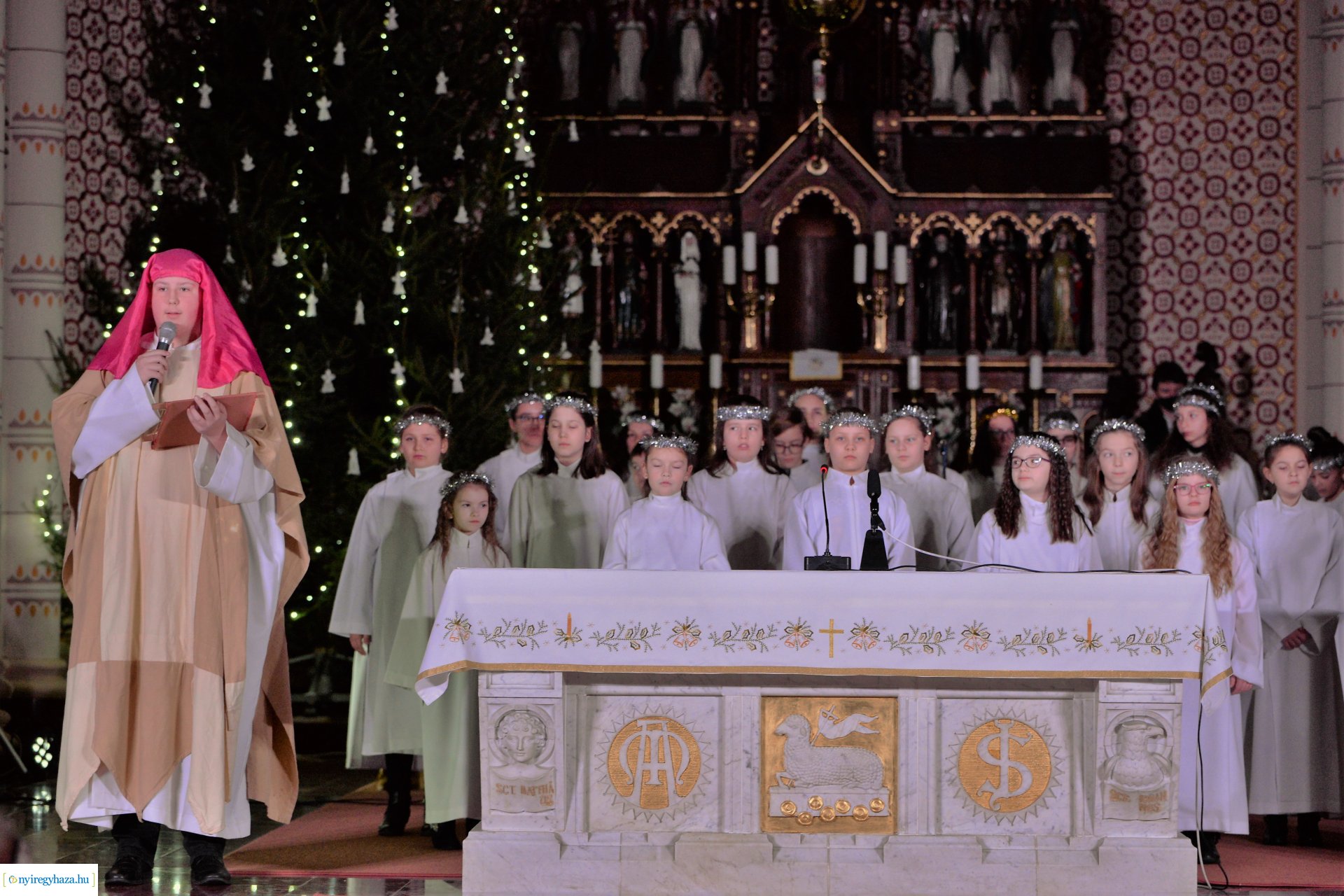 Pásztorjáték a Nyíregyházi  Magyarok Nagyasszonya Társ-székesegyházban