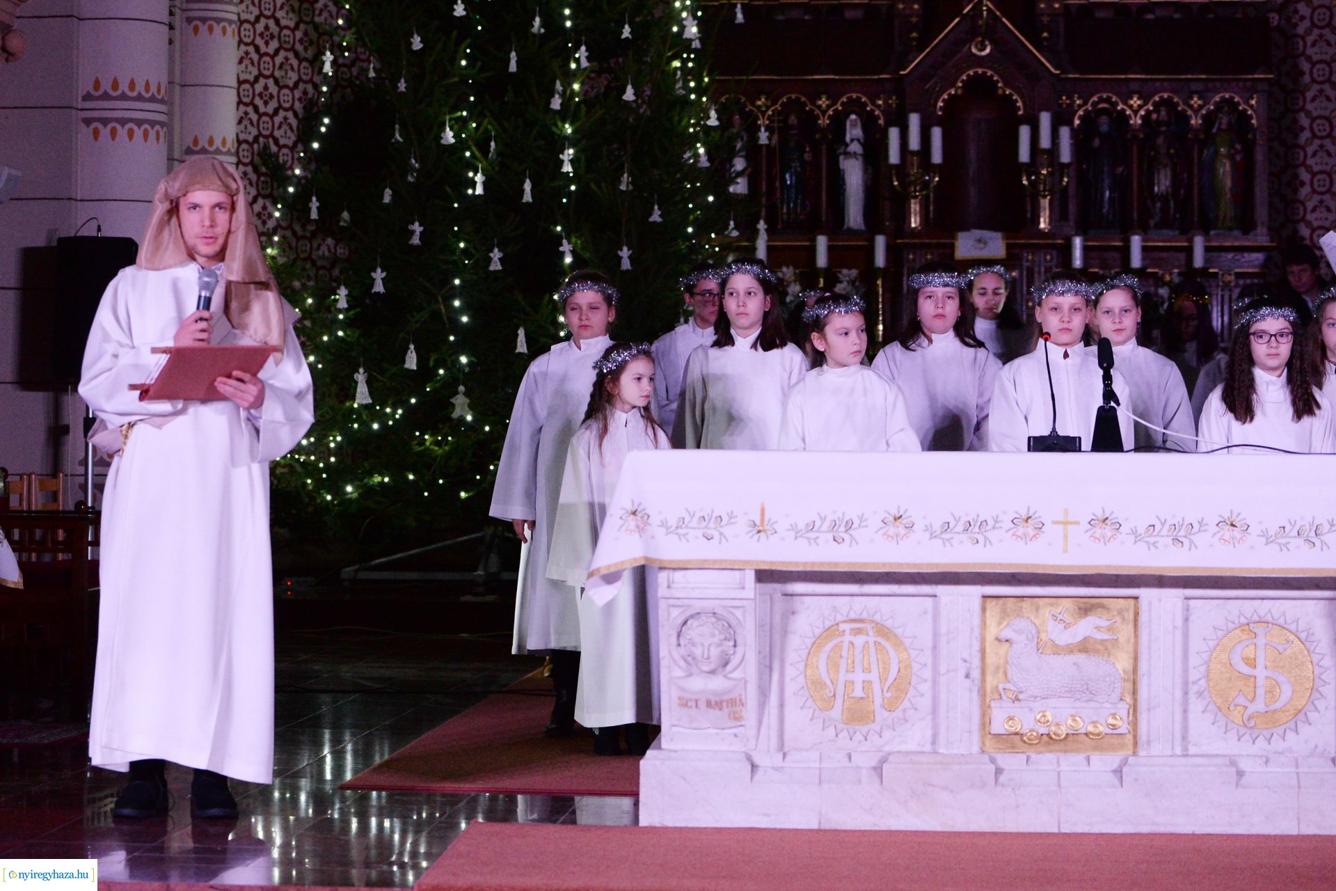 Pásztorjáték a Nyíregyházi  Magyarok Nagyasszonya Társ-székesegyházban