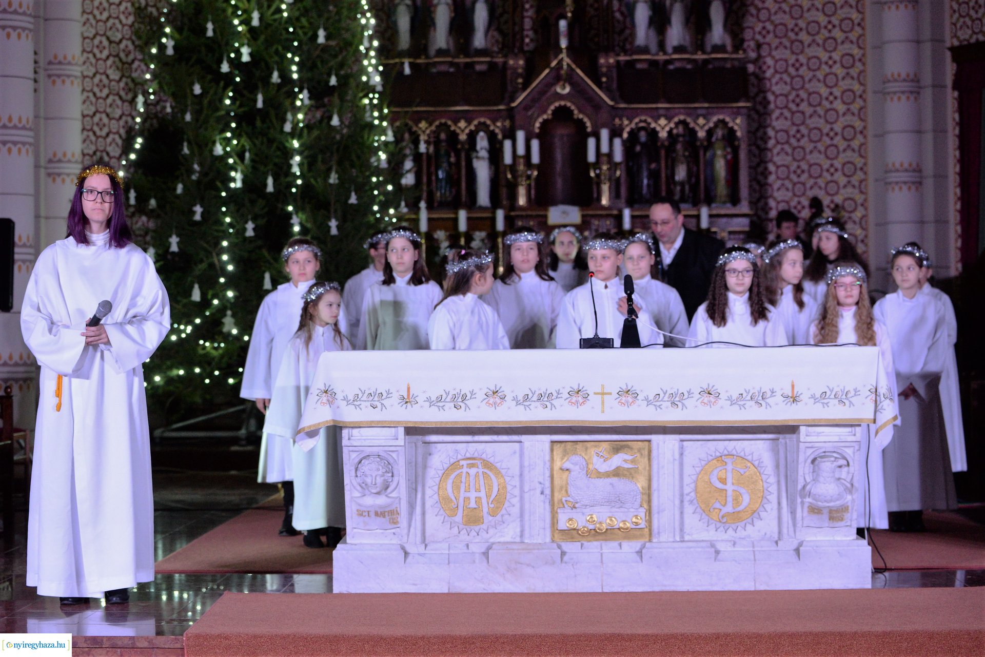 Pásztorjáték a Nyíregyházi  Magyarok Nagyasszonya Társ-székesegyházban