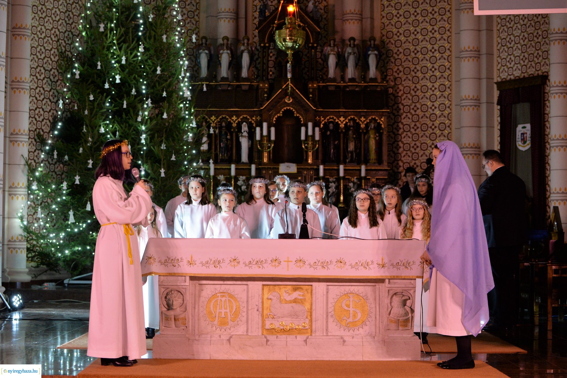 Pásztorjáték a Nyíregyházi  Magyarok Nagyasszonya Társ-székesegyházban