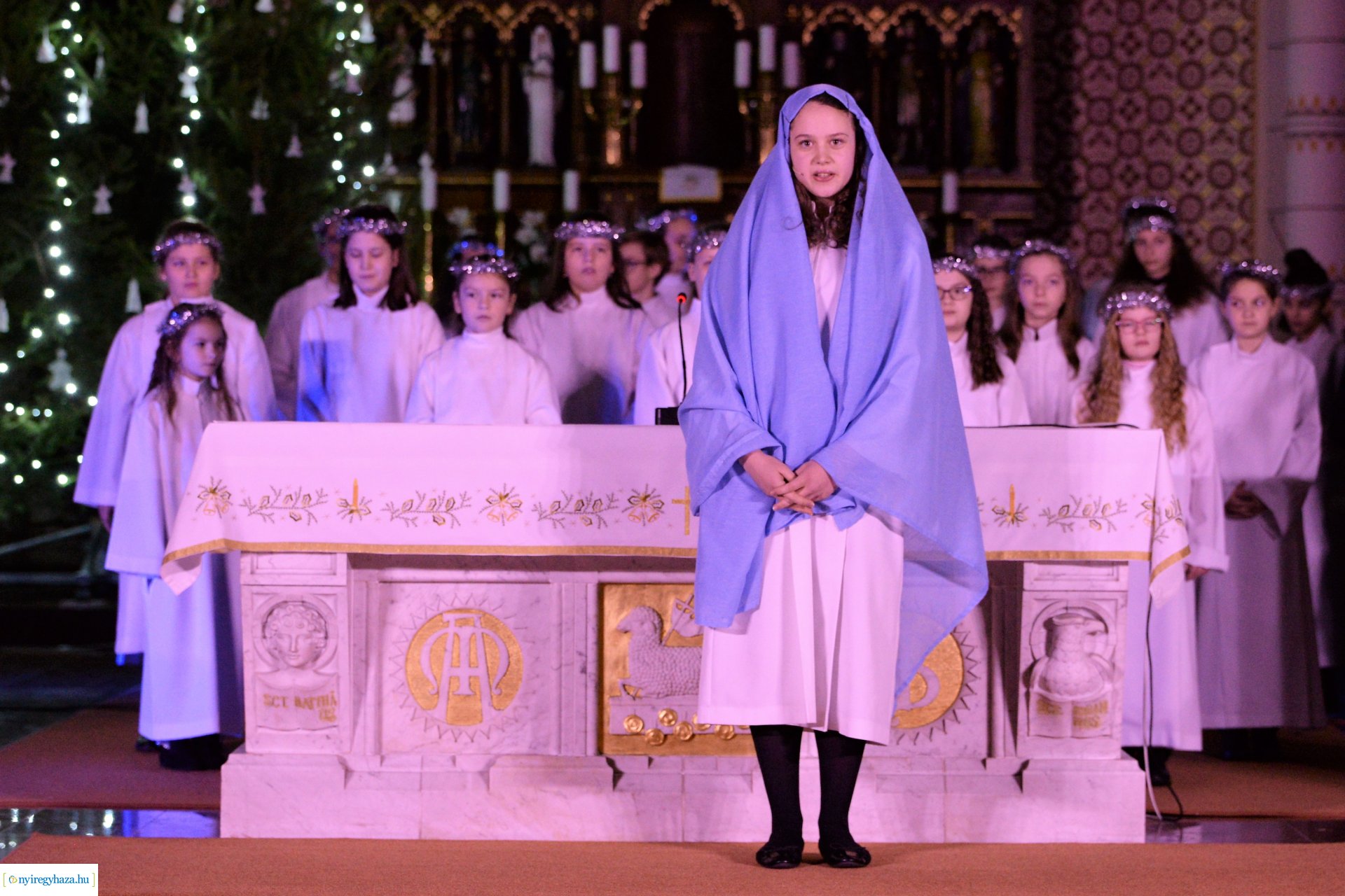 Pásztorjáték a Nyíregyházi  Magyarok Nagyasszonya Társ-székesegyházban