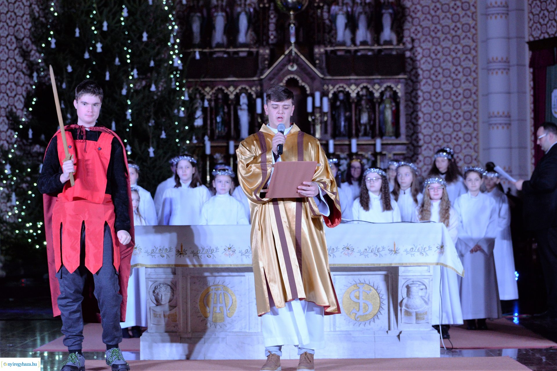 Pásztorjáték a Nyíregyházi  Magyarok Nagyasszonya Társ-székesegyházban