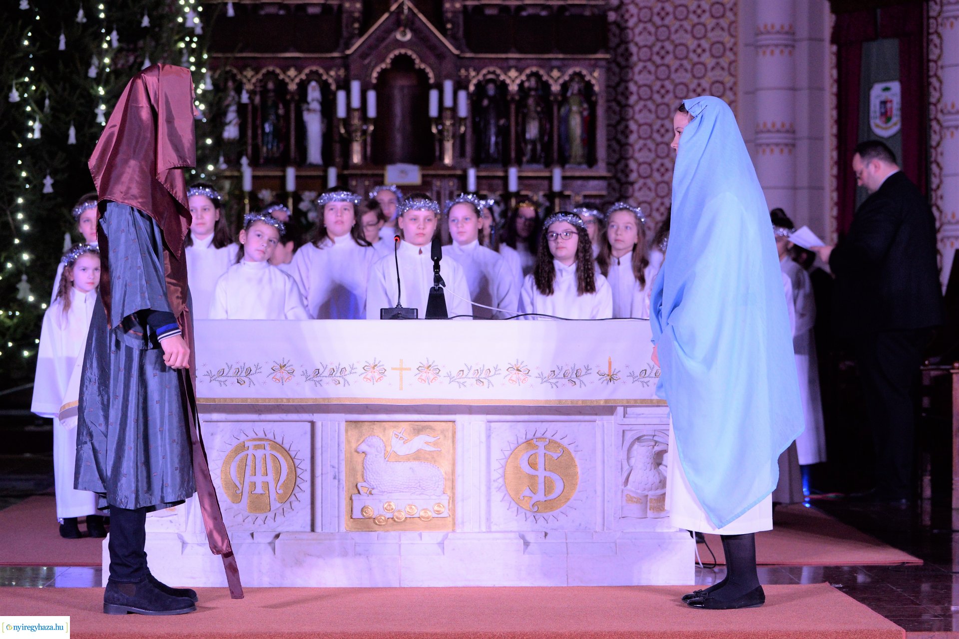 Pásztorjáték a Nyíregyházi  Magyarok Nagyasszonya Társ-székesegyházban