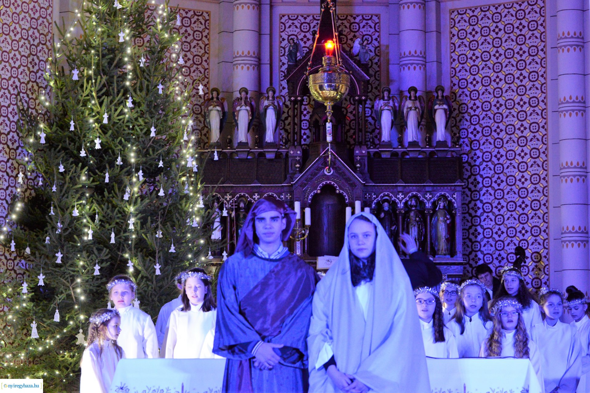 Pásztorjáték a Nyíregyházi  Magyarok Nagyasszonya Társ-székesegyházban