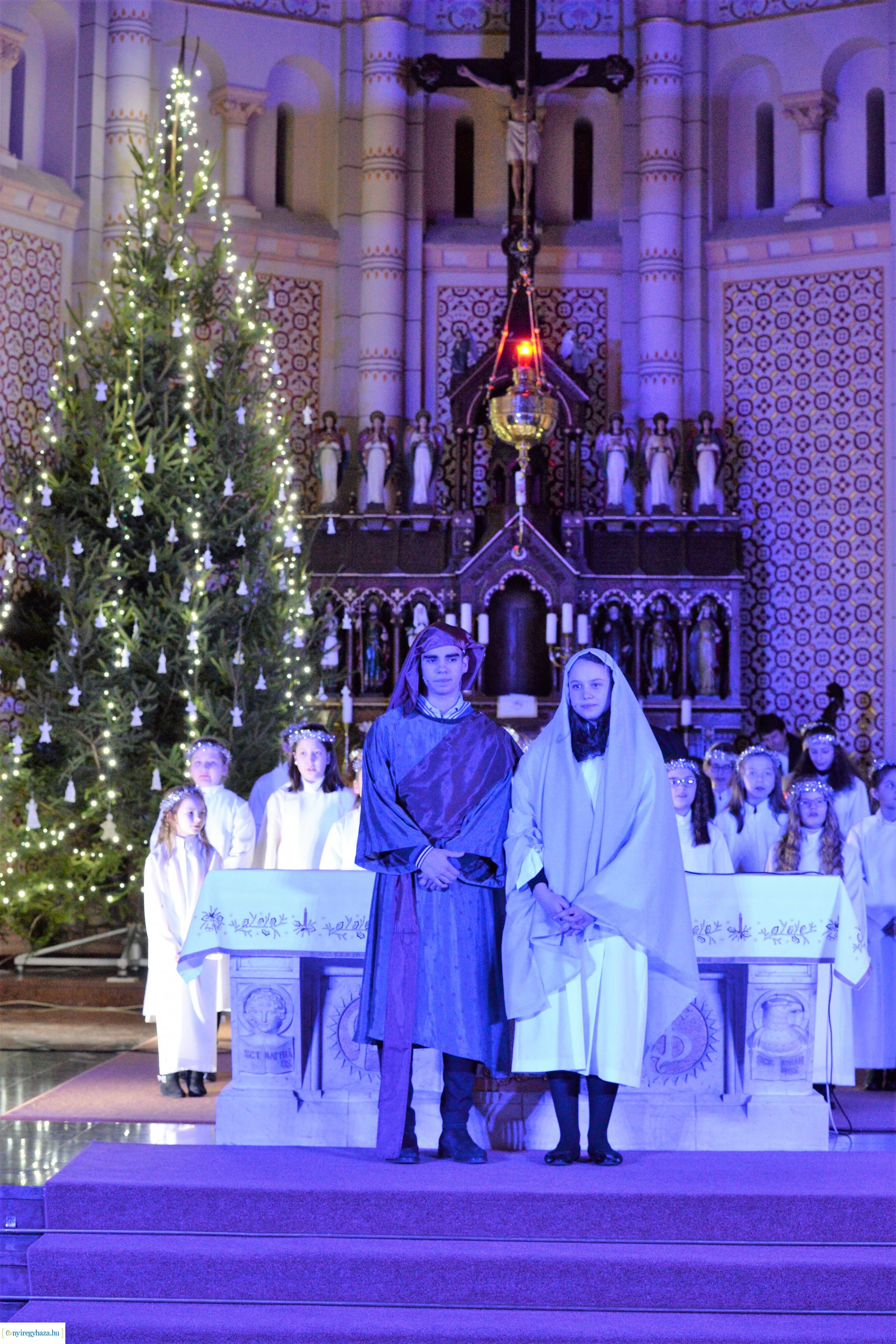 Pásztorjáték a Nyíregyházi  Magyarok Nagyasszonya Társ-székesegyházban