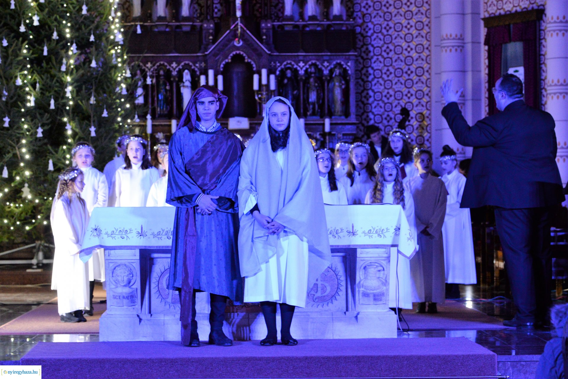 Pásztorjáték a Nyíregyházi  Magyarok Nagyasszonya Társ-székesegyházban
