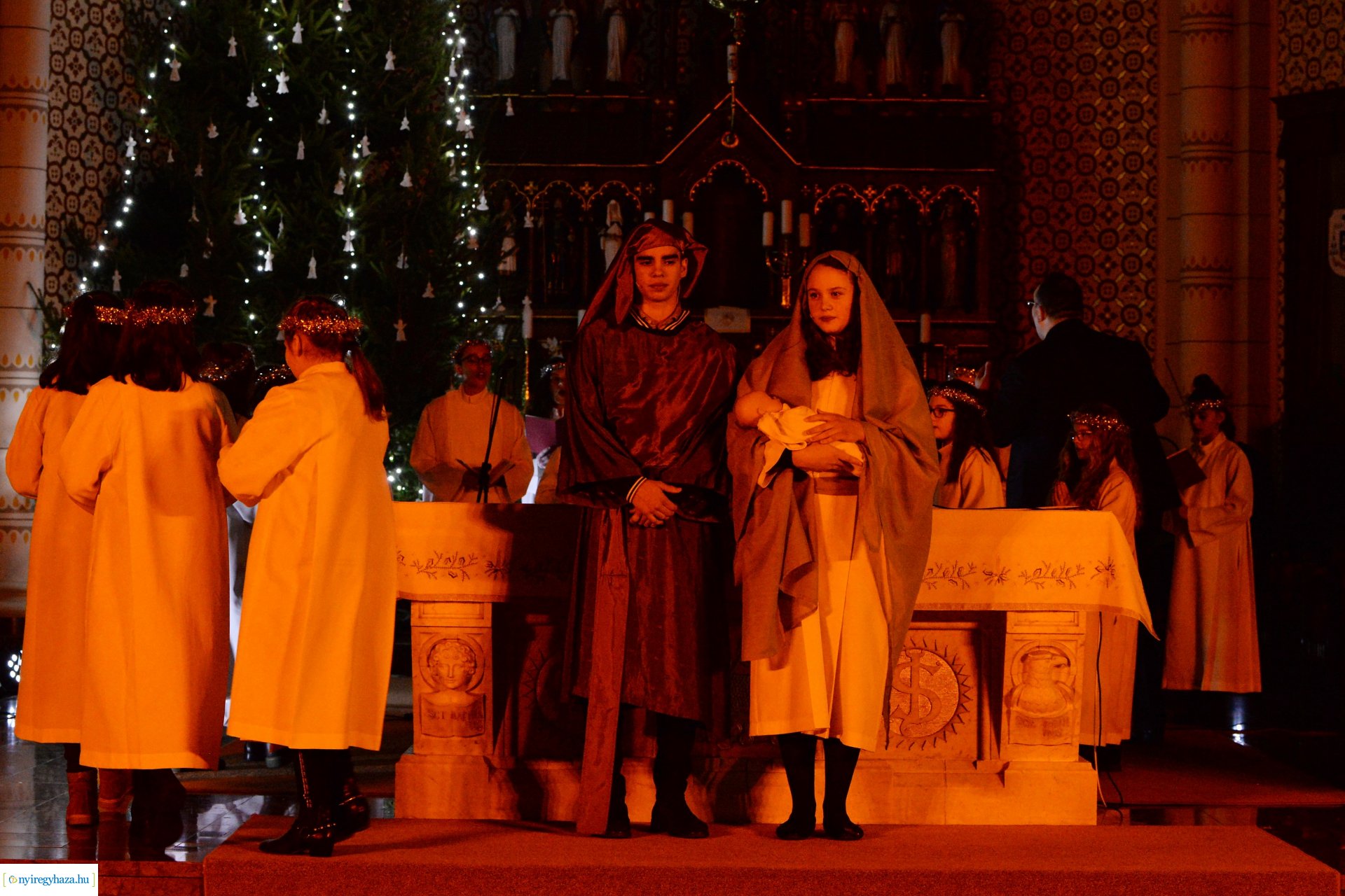 Pásztorjáték a Nyíregyházi  Magyarok Nagyasszonya Társ-székesegyházban