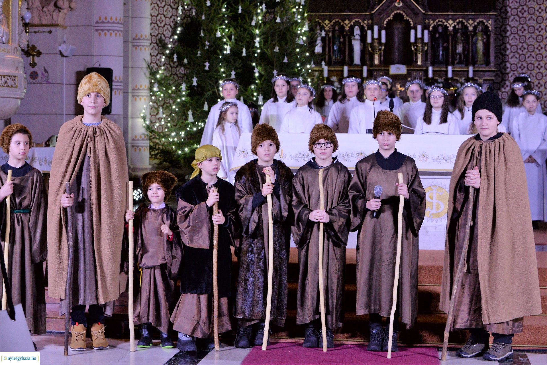 Pásztorjáték a Nyíregyházi  Magyarok Nagyasszonya Társ-székesegyházban