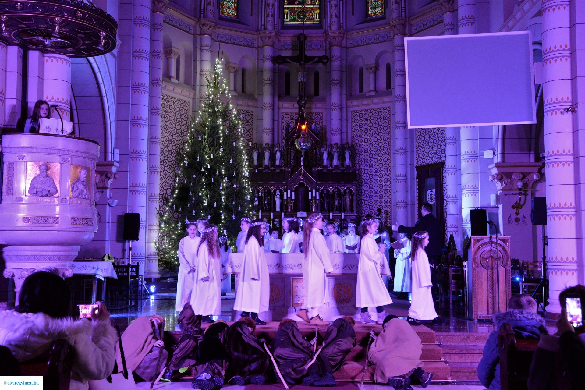 Pásztorjáték a Nyíregyházi  Magyarok Nagyasszonya Társ-székesegyházban